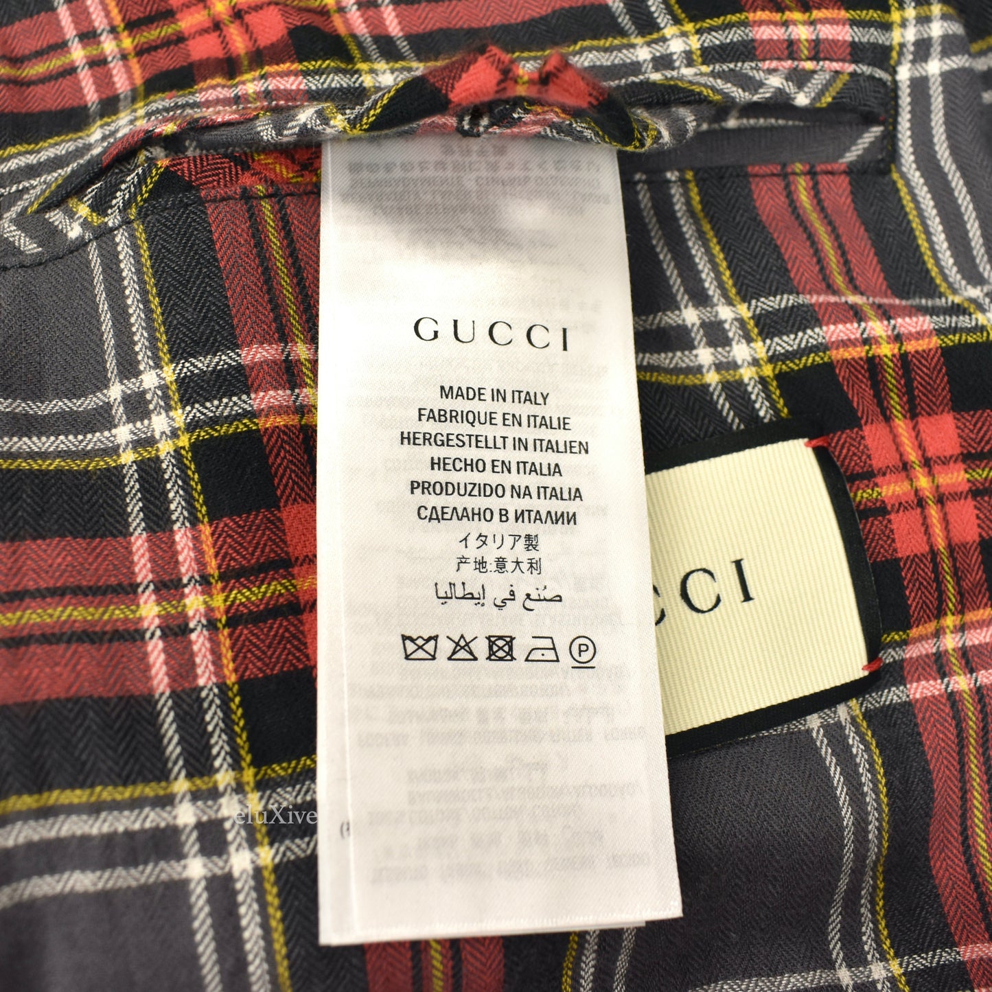Gucci - Vintage Flocked Logo Denim Trucker Jacket