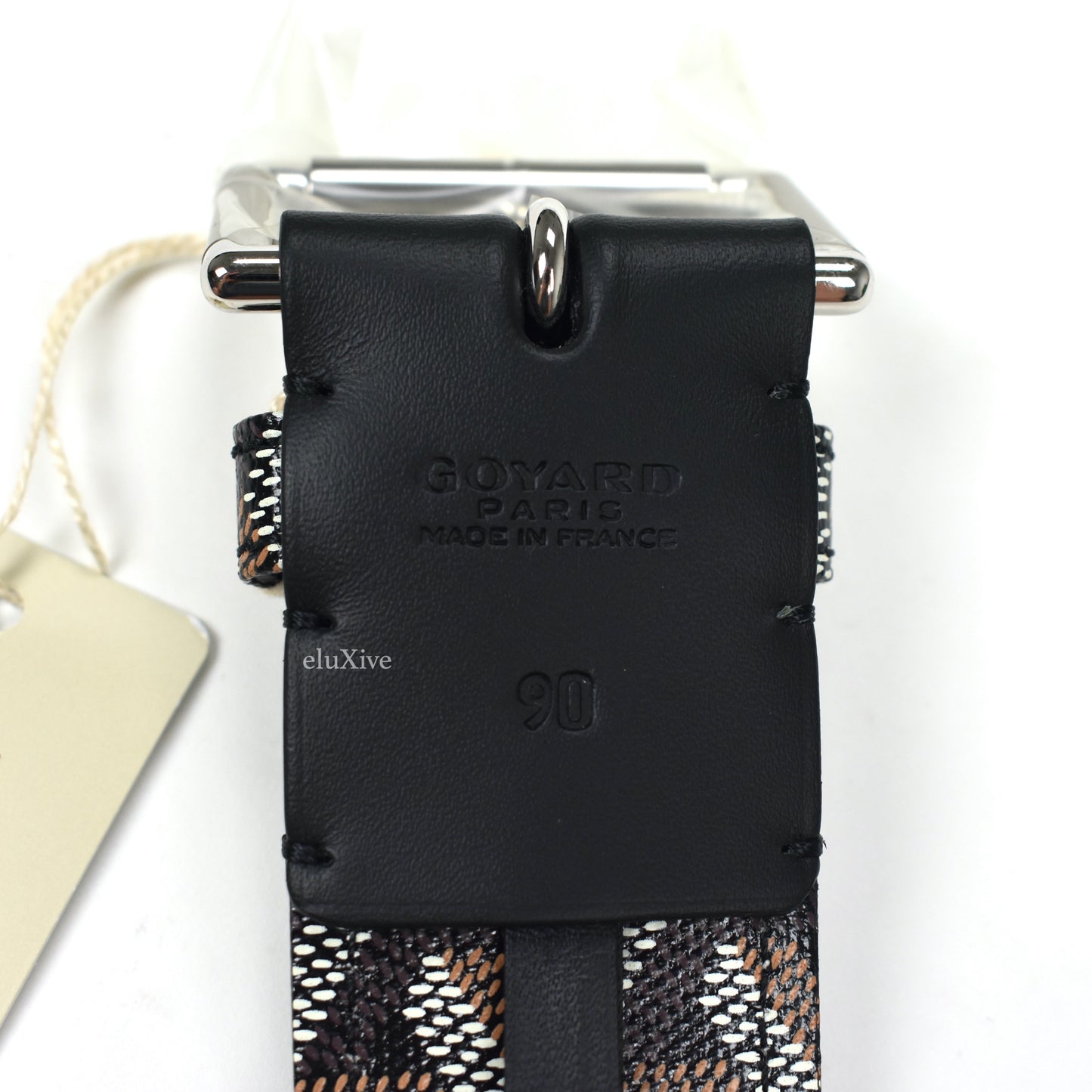 Goyard - Monogram Canvas / Leather Florida Belt (Black)