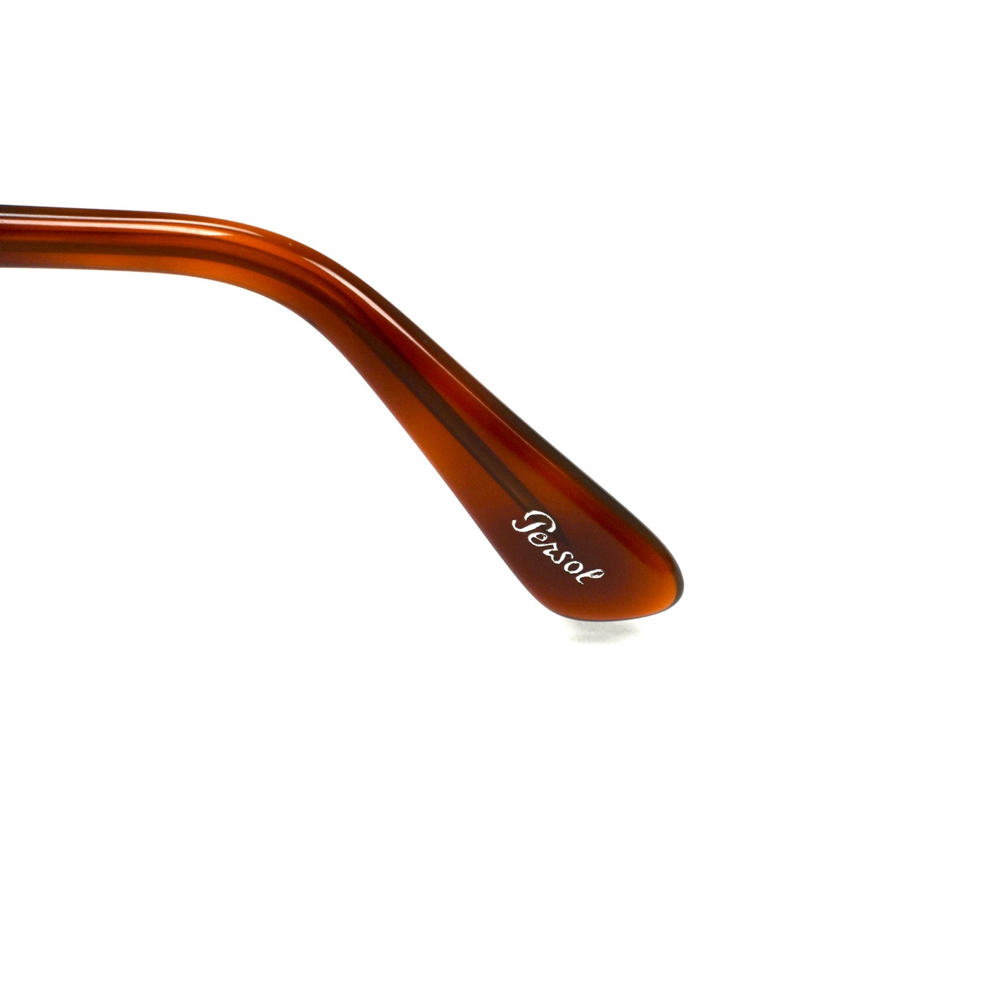 Persol - 3260-S Terra di Siena Blue Lens Aviator Sunglasses