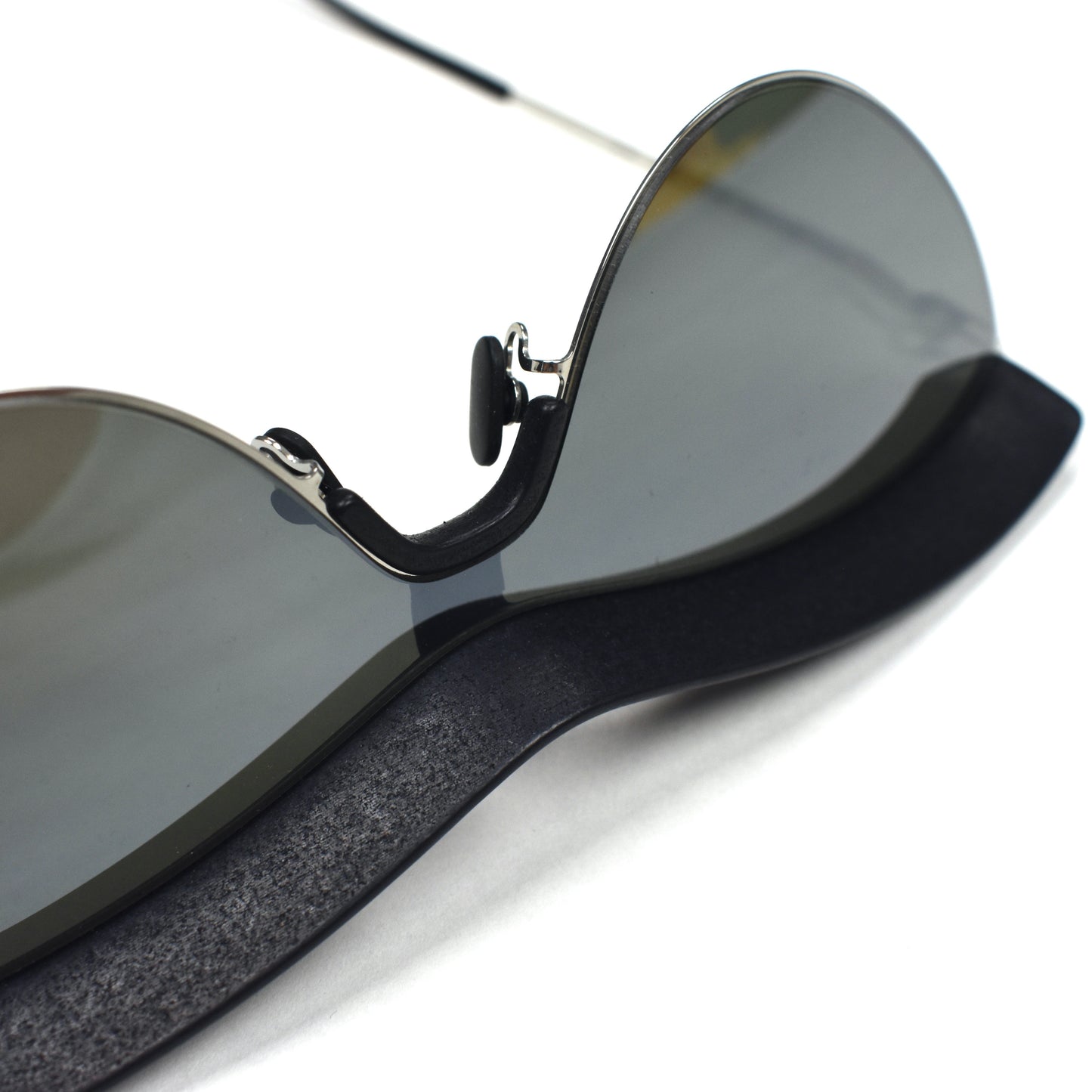 Maison Margiela x Mykita - Black MMECHO002 Futuristic Sunglasses