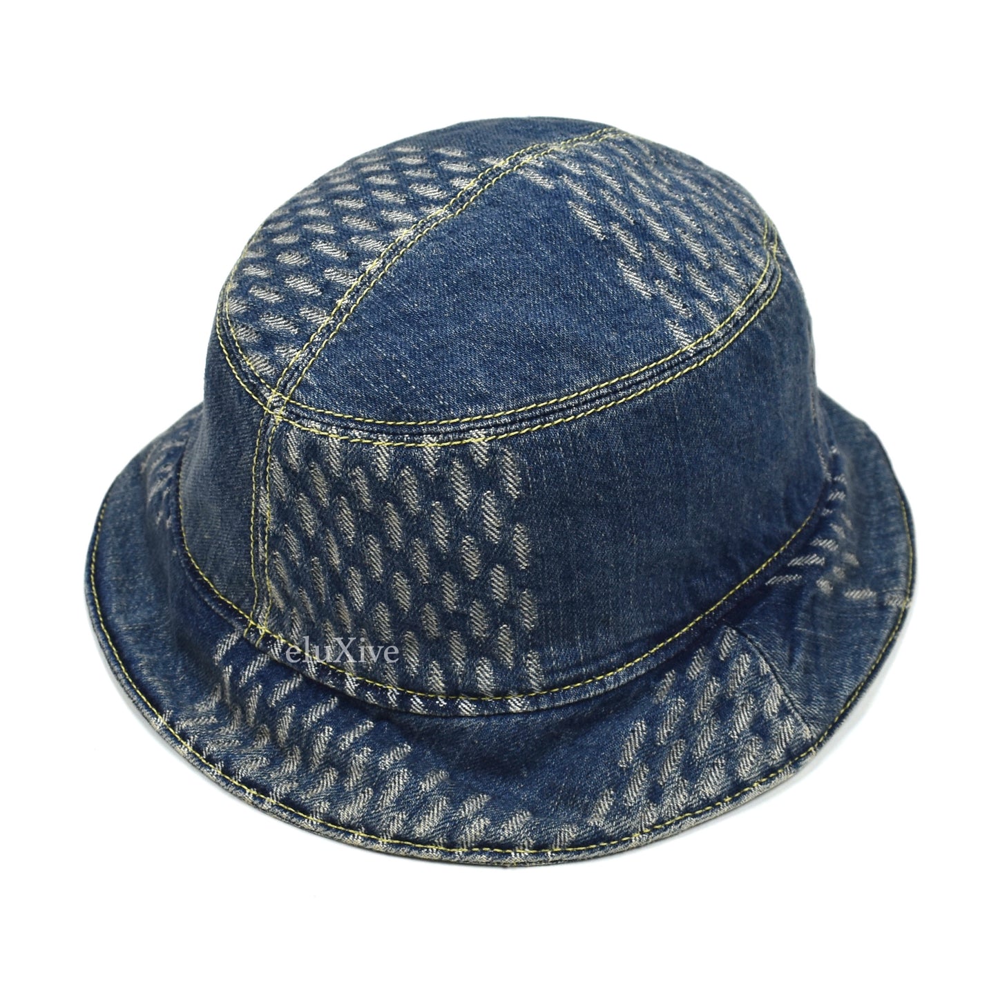 Louis Vuitton x Nigo - Blue Recycled Denim Monogram Bucket Hat
