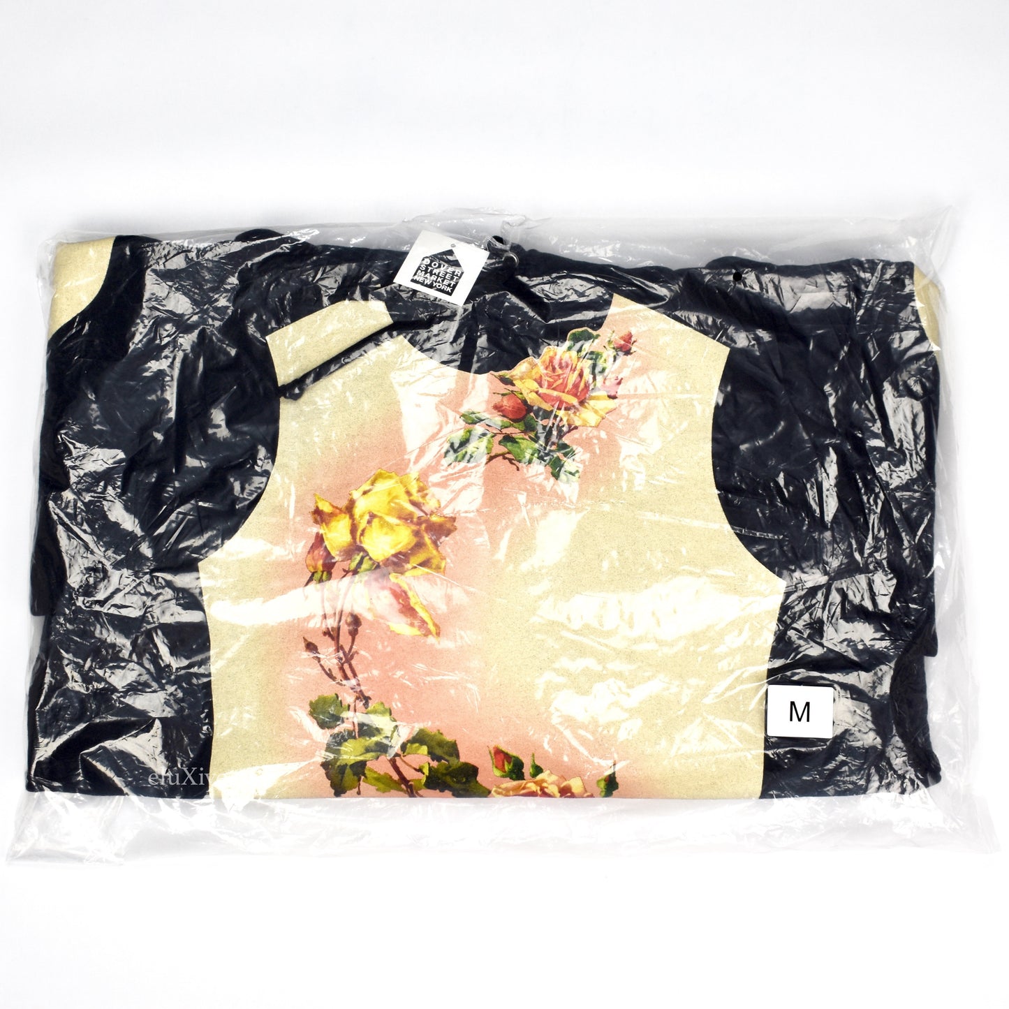 Supreme x Jean Paul Gaultier - Black Floral Print Hoodie