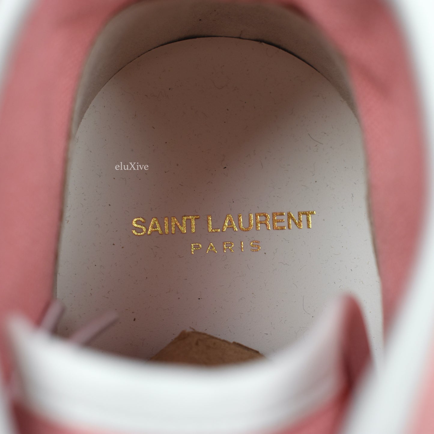 Saint Laurent - Pink Canvas SL 39 Mid Top Sneakers