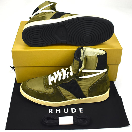 Rhude - Brown Suede / Nylon Rhecess Sneakers