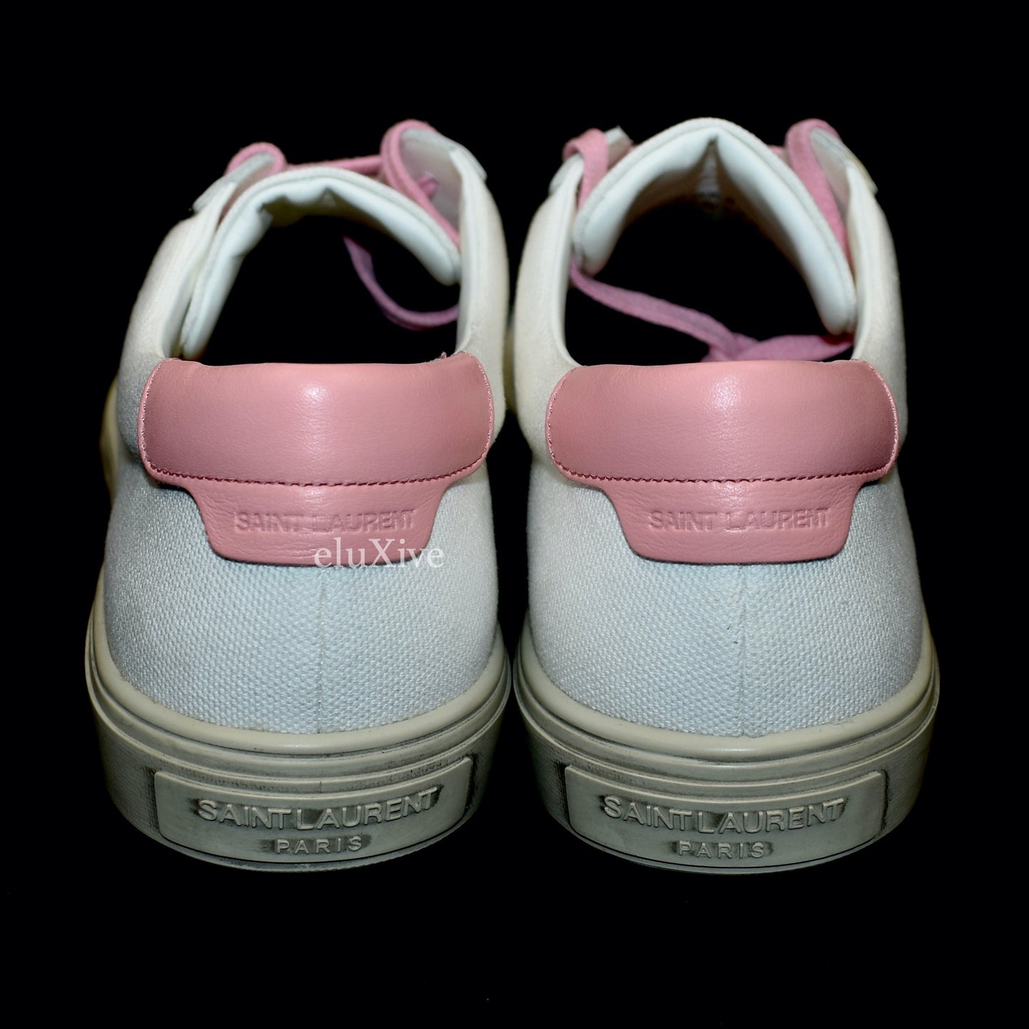 Saint Laurent - White Canvas Andy Low Top Sneakers