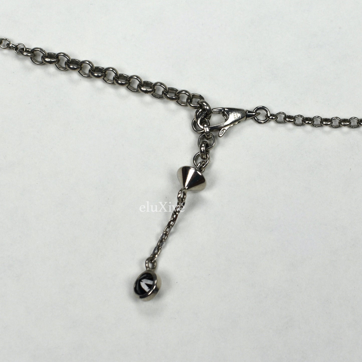 Gucci - Silver Bosco & Orso Dog Pendant Chain Necklace