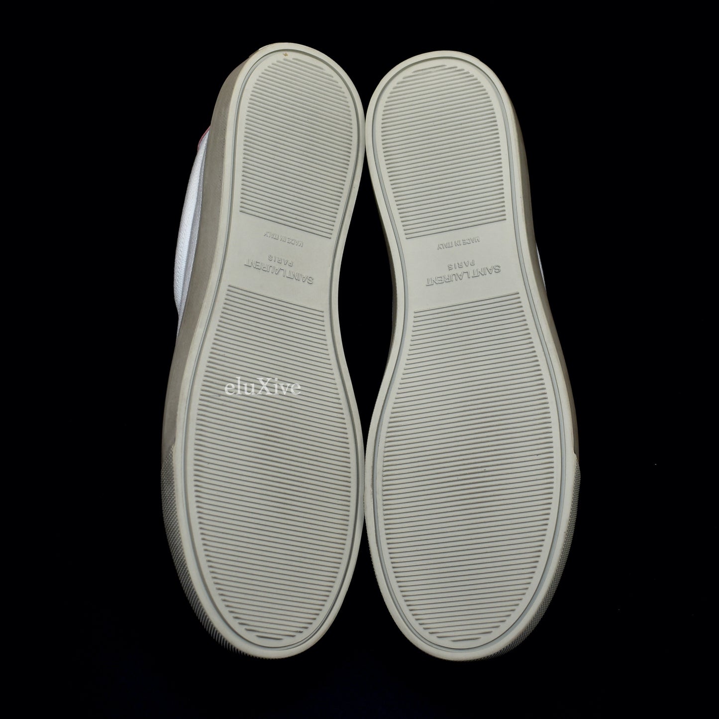 Saint Laurent - White Canvas Andy Low Top Sneakers
