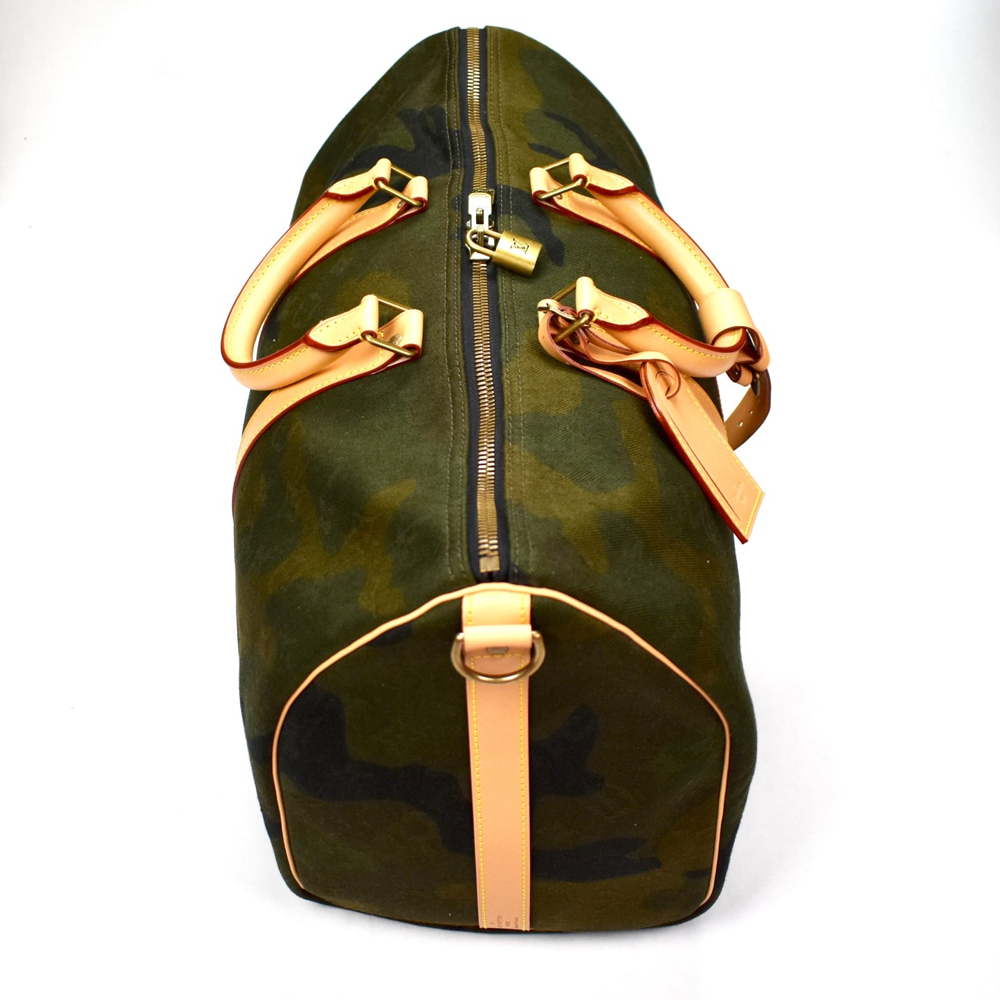 Louis Vuitton x Supreme - Monogram Camo Keepall 45