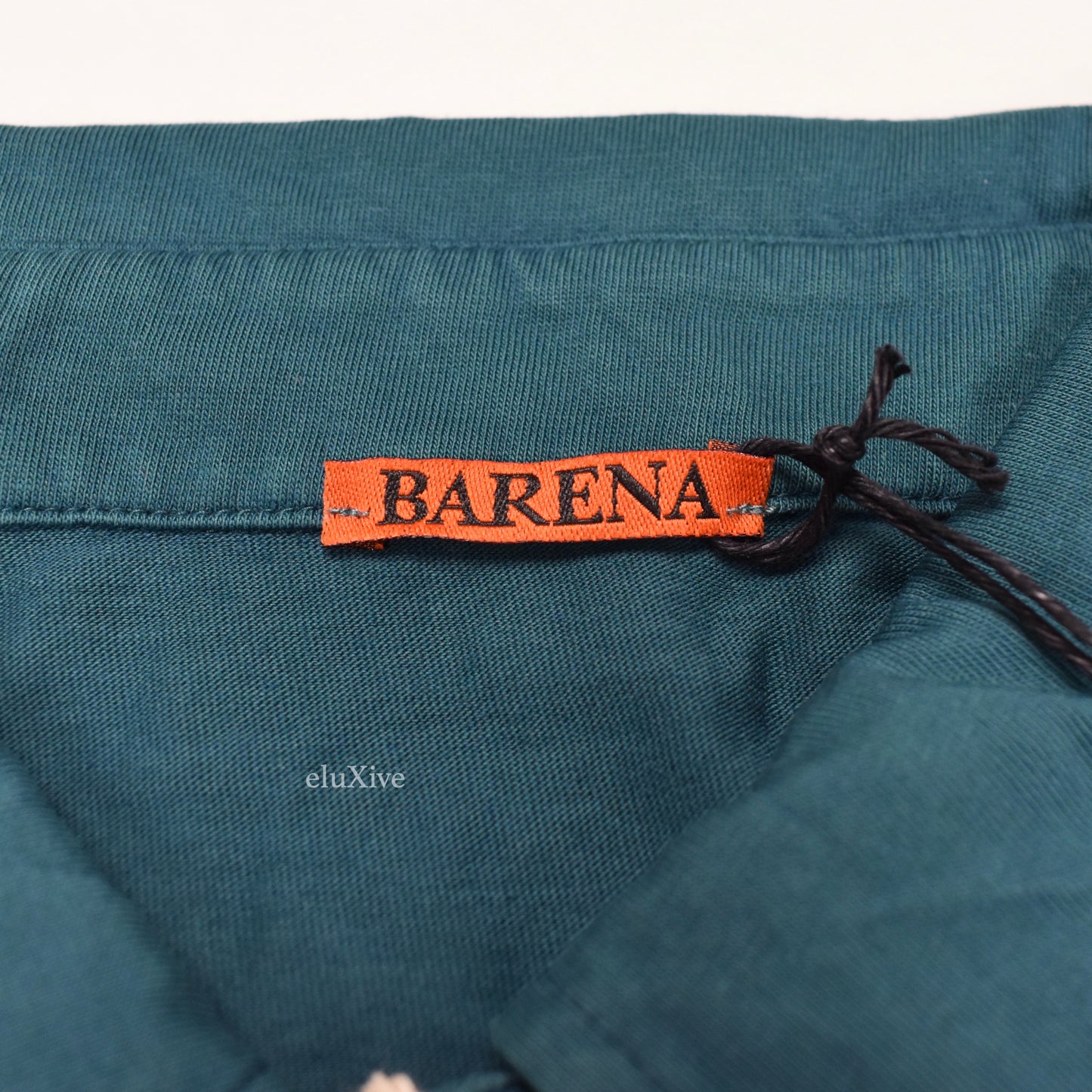 Barena - Turquioise Cotton Jersey Polo Shirt
