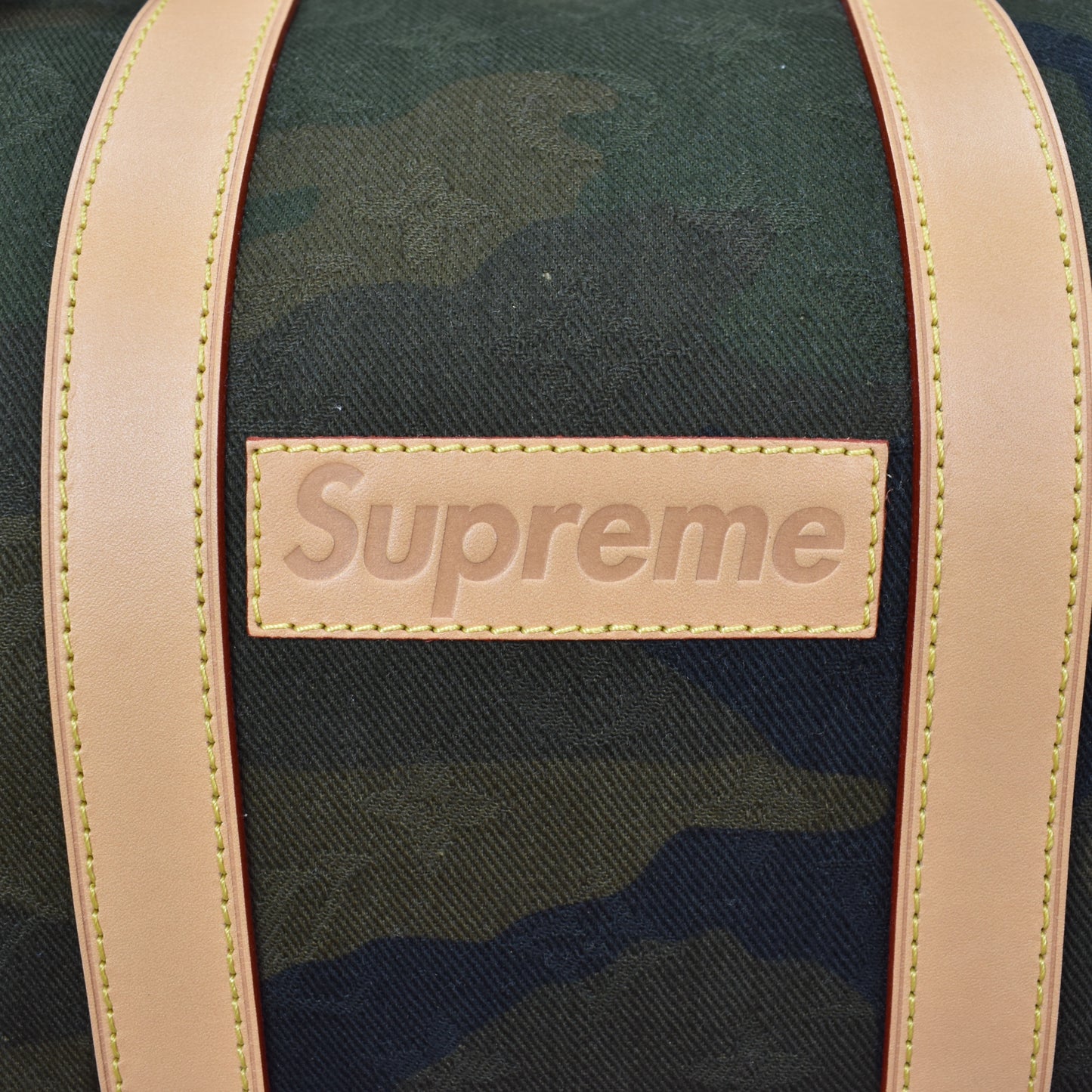 Louis Vuitton x Supreme - Monogram Camo Keepall 45