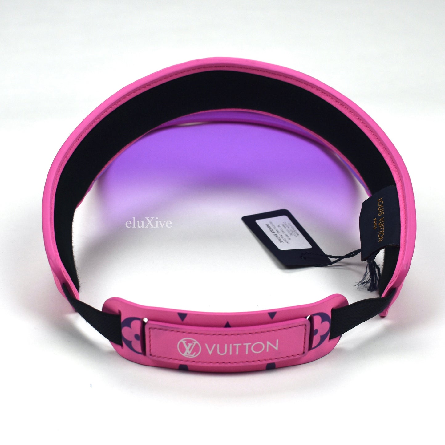 Louis Vuitton - Pink Leather Monogram 'Vuittamins' Visor