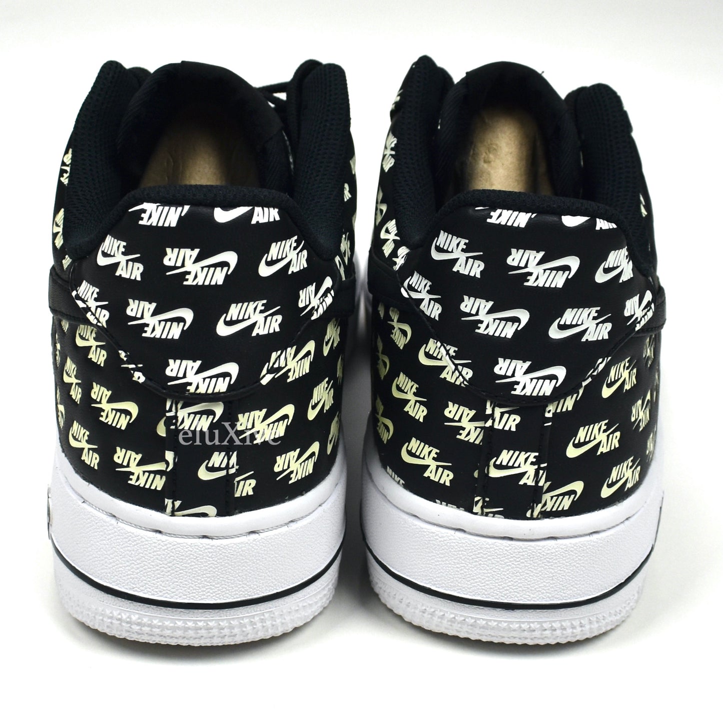 Nike - Air Force 1 '07 QS Allover Logo Print (Black)