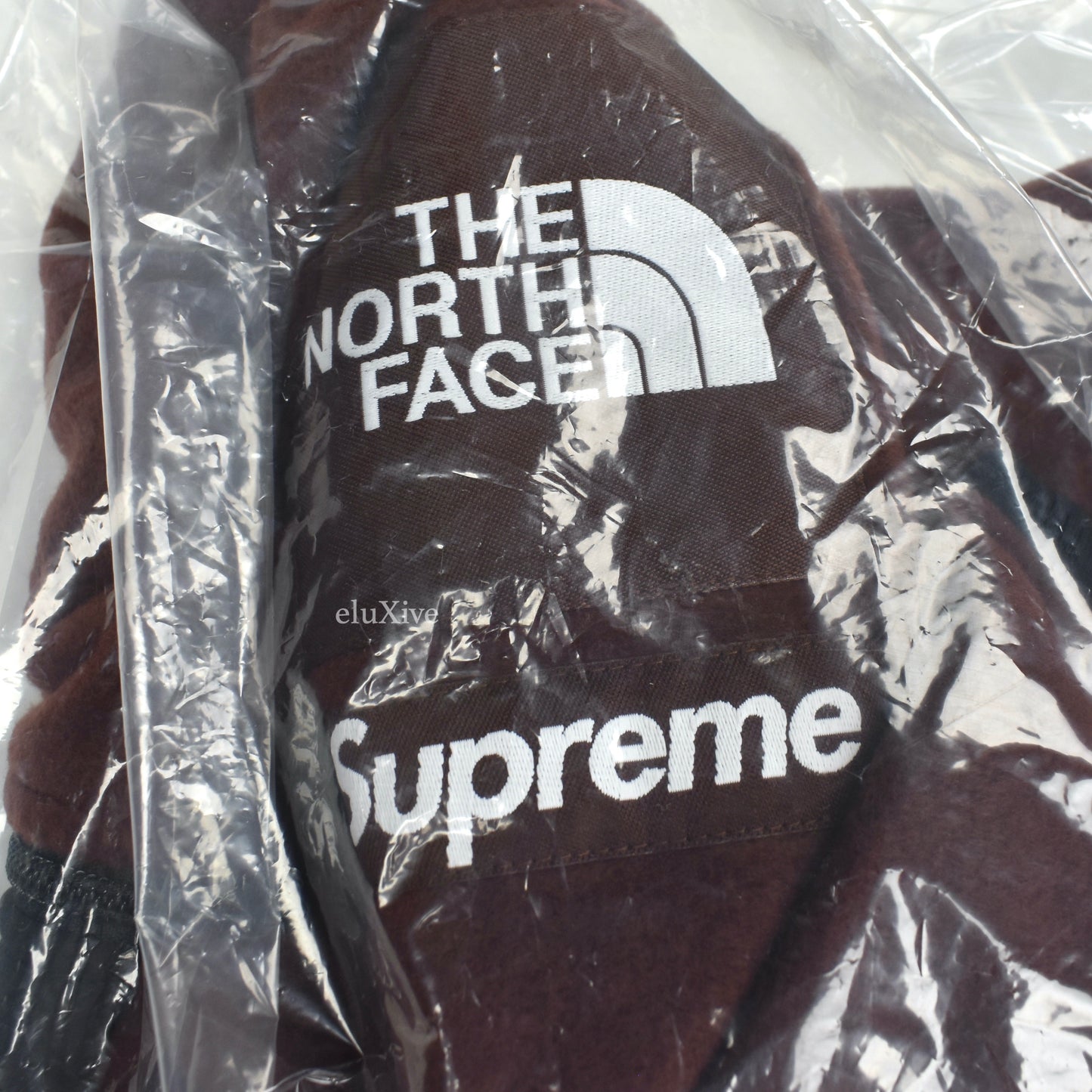 Supreme x The North Face - Dark Oak Brown Steep Tech Fleece Hoodie