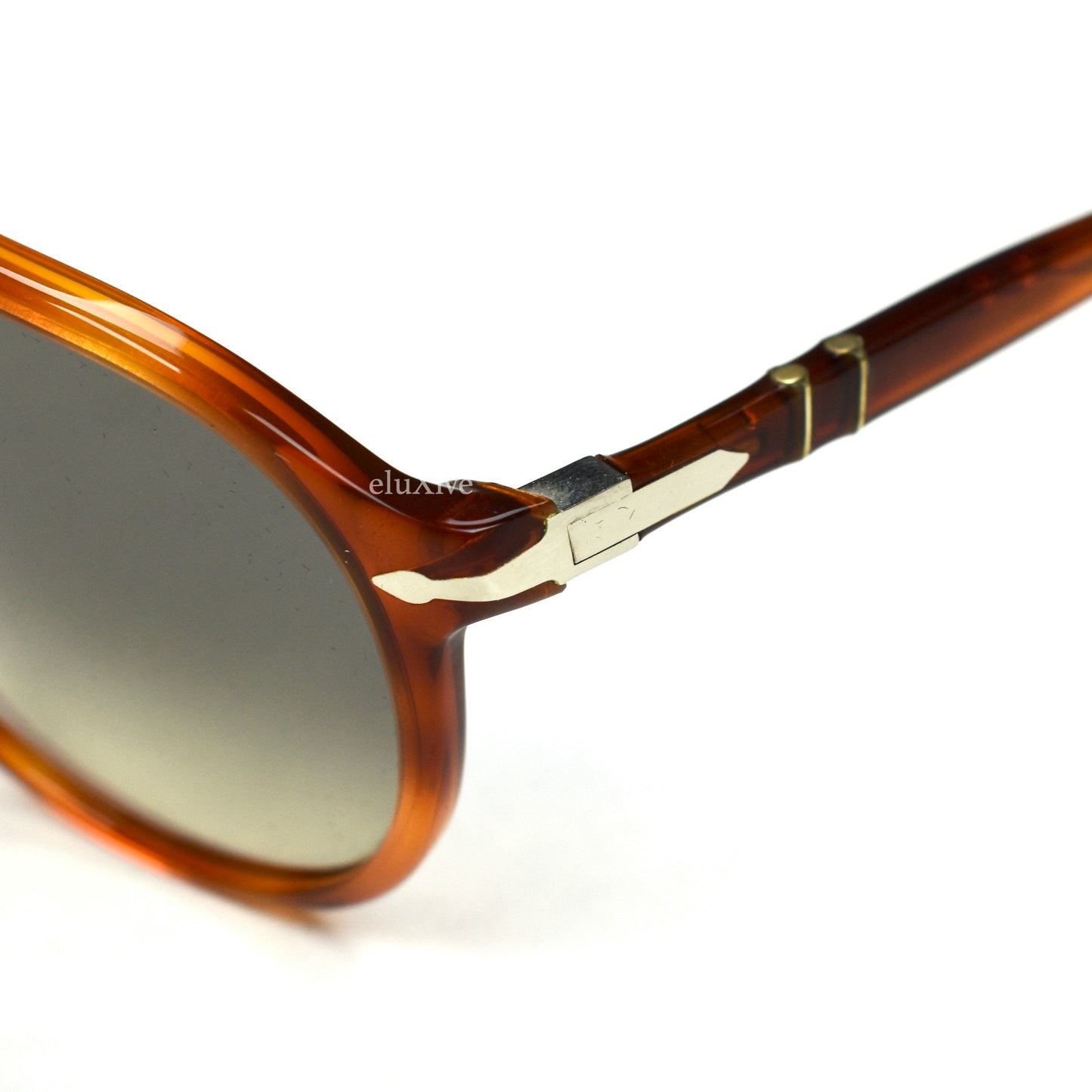 Persol - 3217-S Terra di Siena Gradient Lens Vintage Pilot Sunglasses