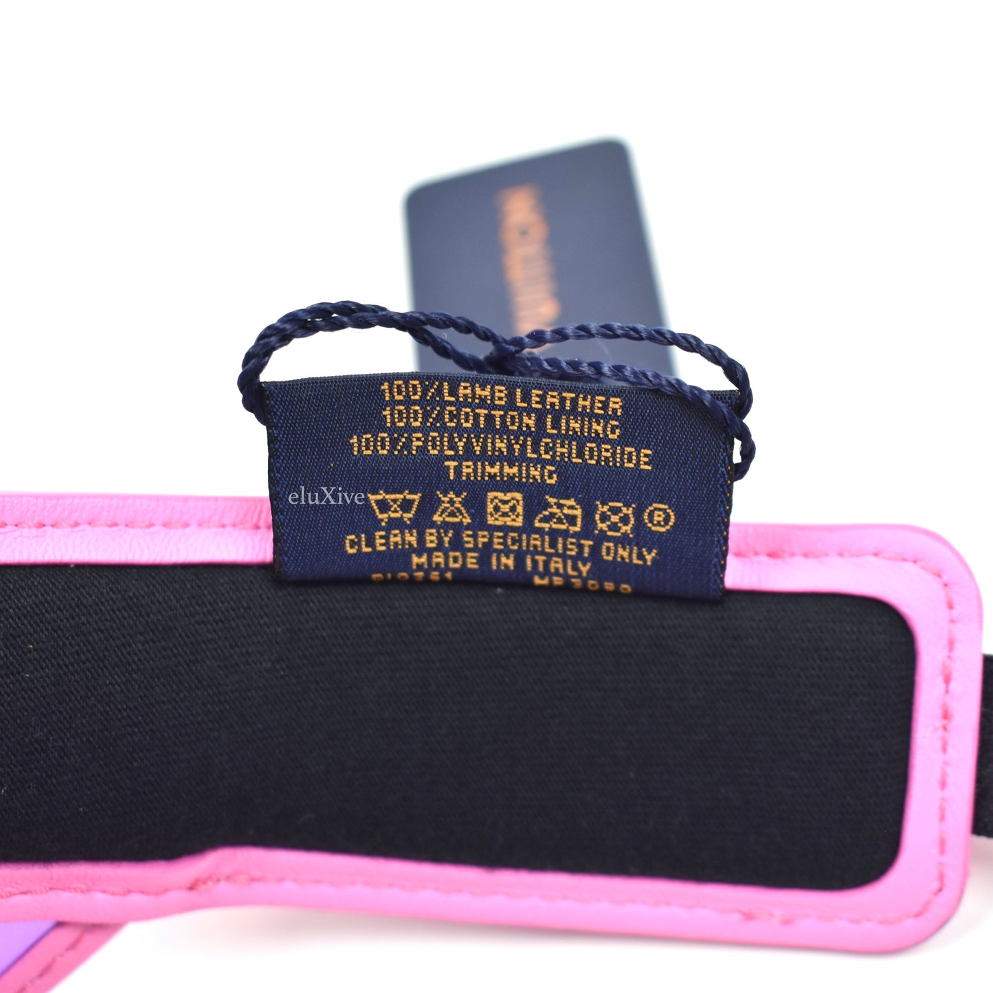 Louis Vuitton - Pink Leather Monogram 'Vuittamins' Visor