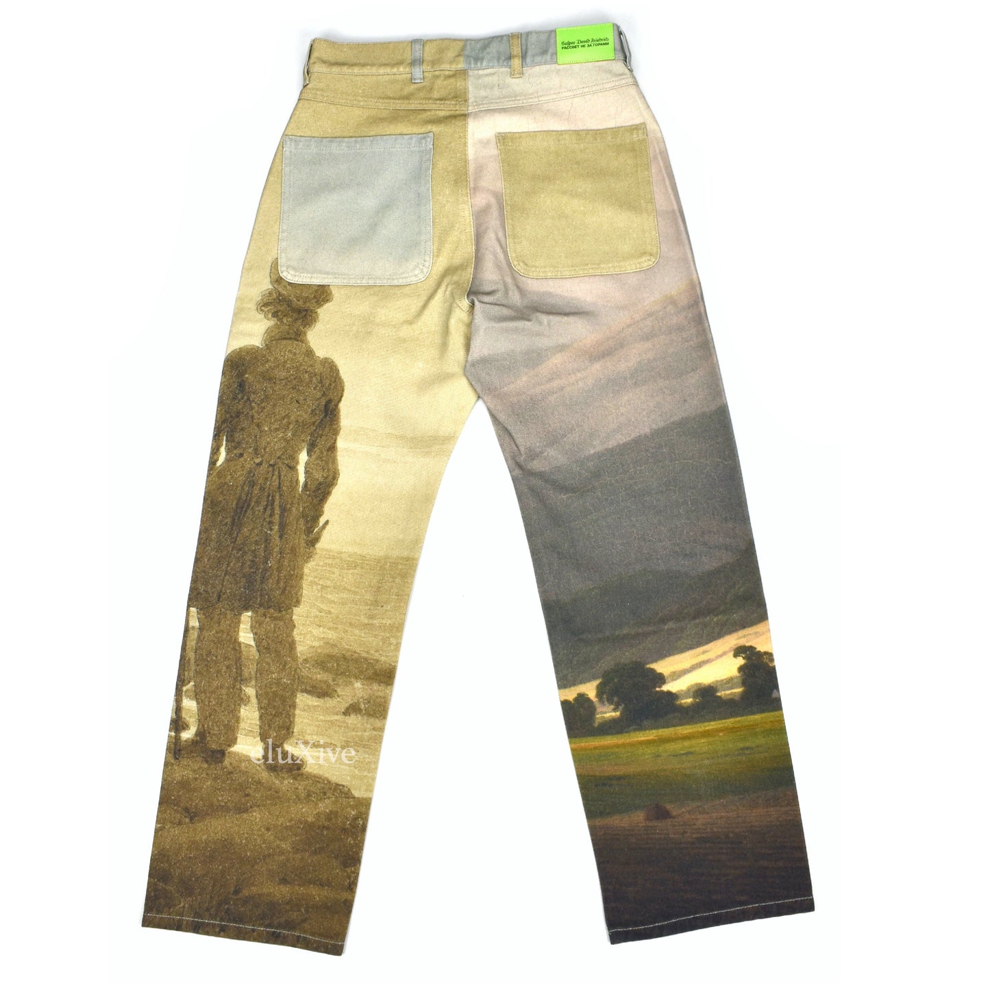Paccbet - Caspar David Freidrich Painting Print Denim Jeans