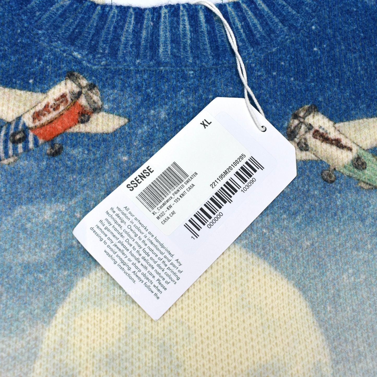 Casablanca - Casa Cafe Artwork Print Wool / Cashmere Sweater