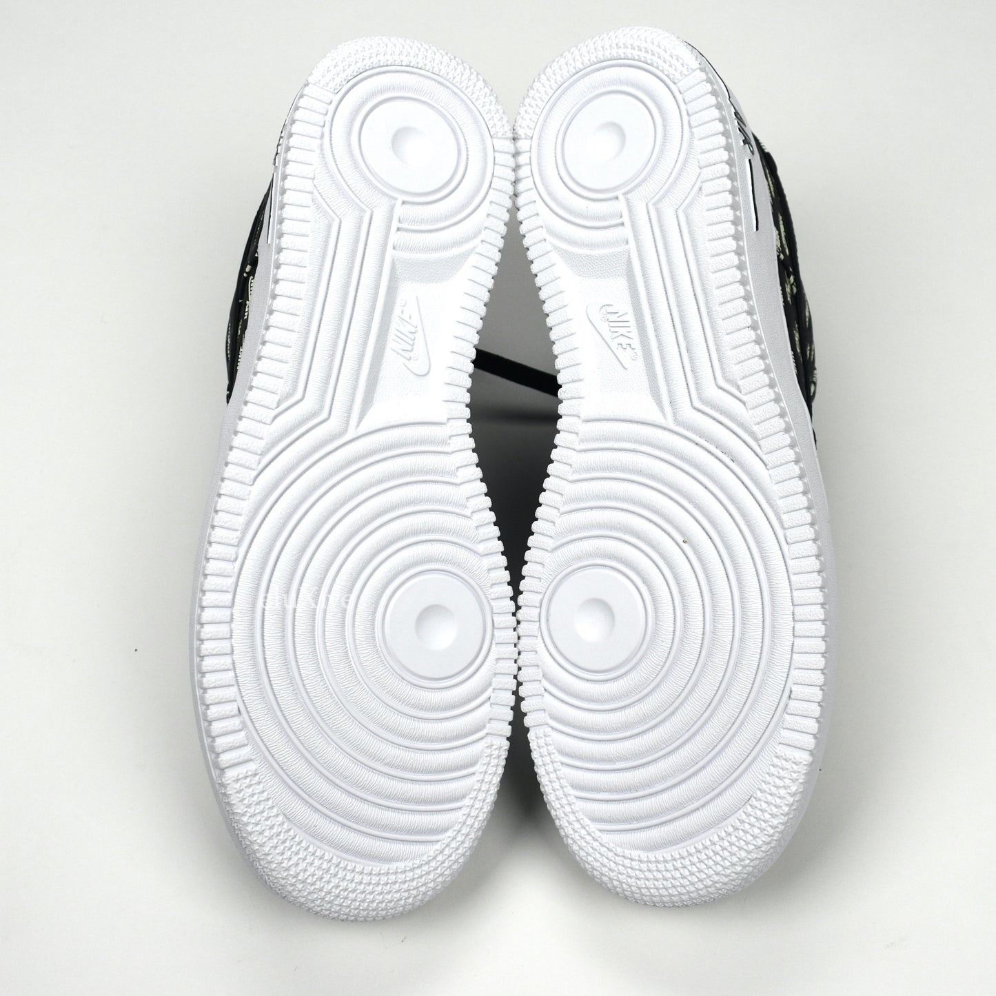 Nike - Air Force 1 '07 QS Allover Logo Print (Black)