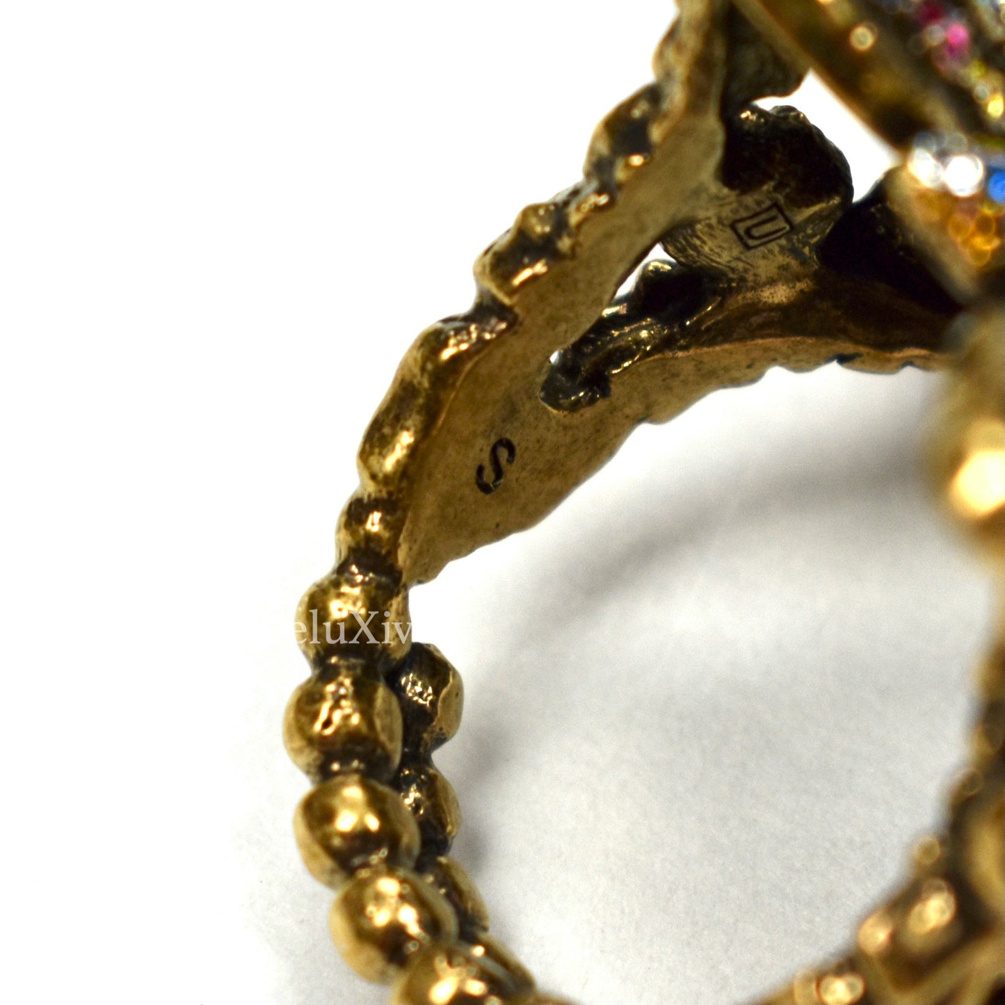 Gucci - Rainbow Crystal Buttefly Ring