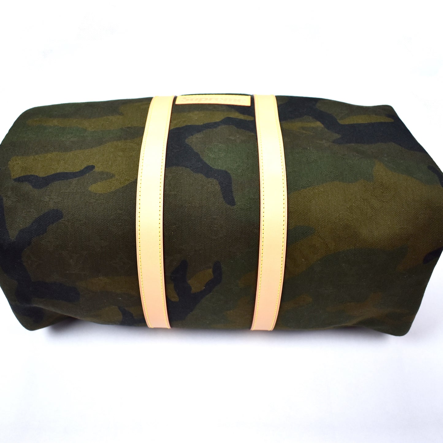 Louis Vuitton x Supreme - Monogram Camo Keepall 45