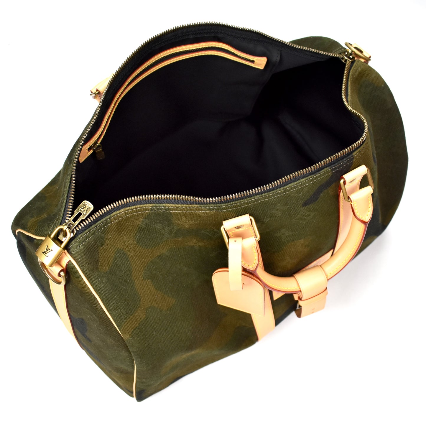 Louis Vuitton x Supreme - Monogram Camo Keepall 45