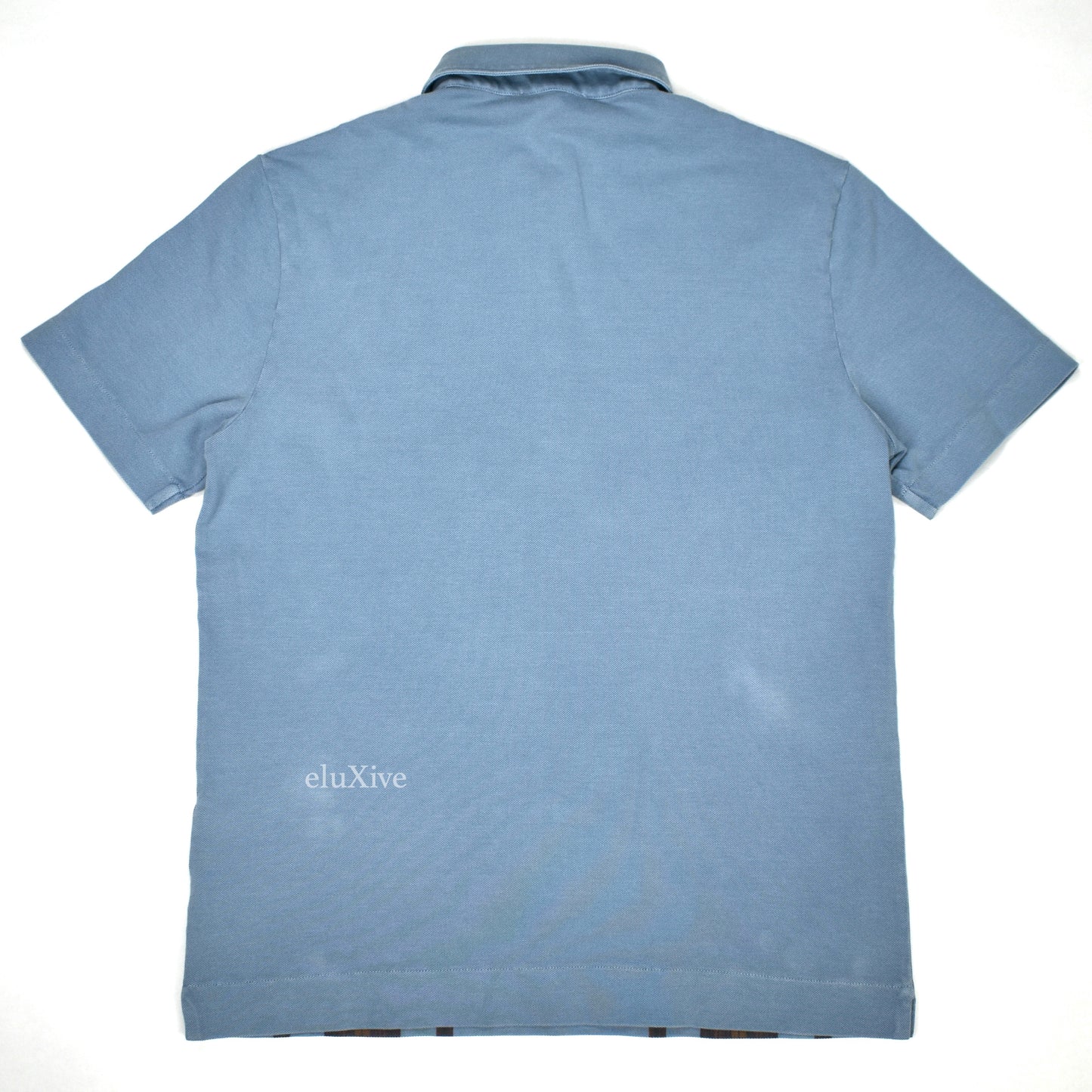Boglioli - Slate Blue Vertical Stripe Polo Shirt