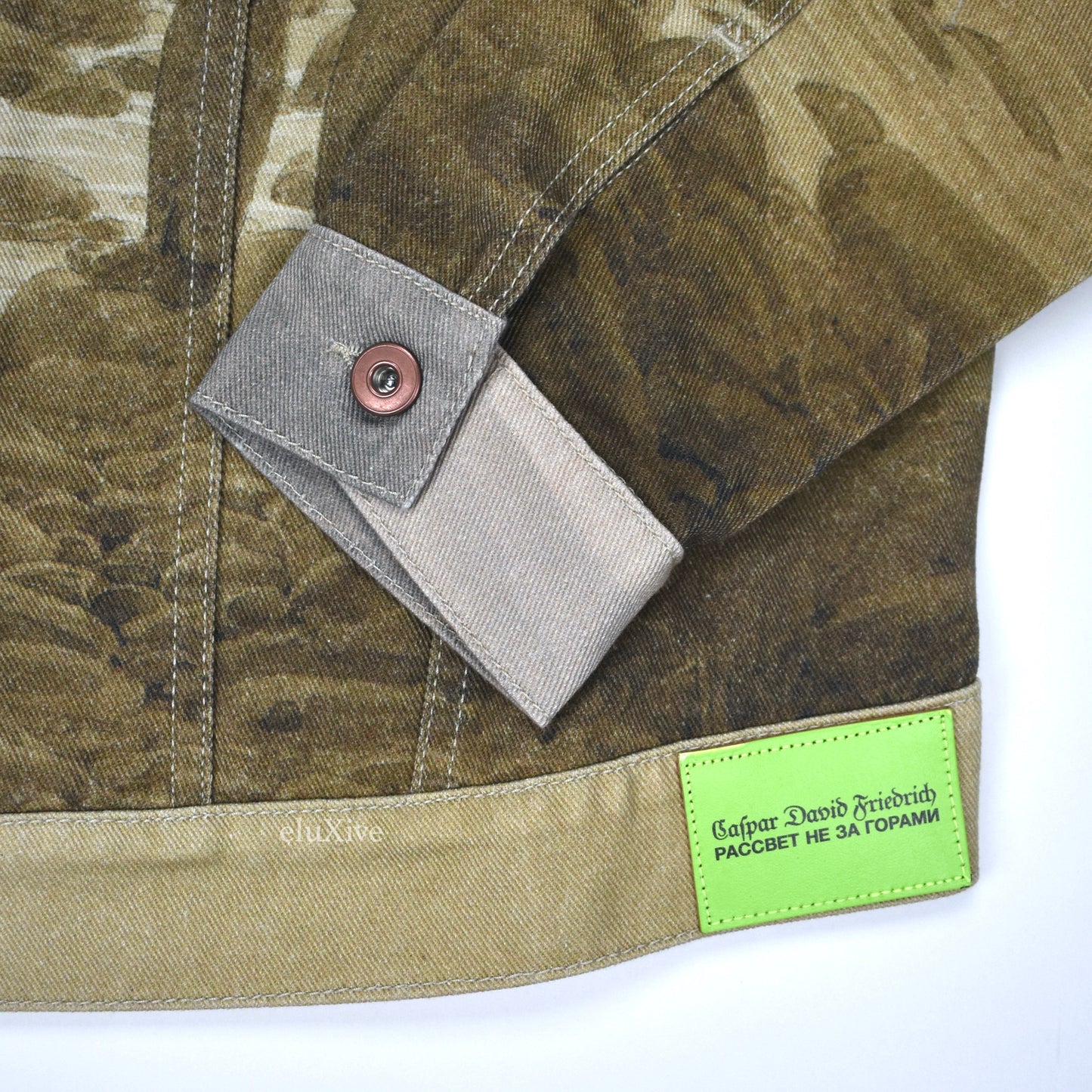 Paccbet - Caspar David Freidrich Painting Print Trucker Jacket