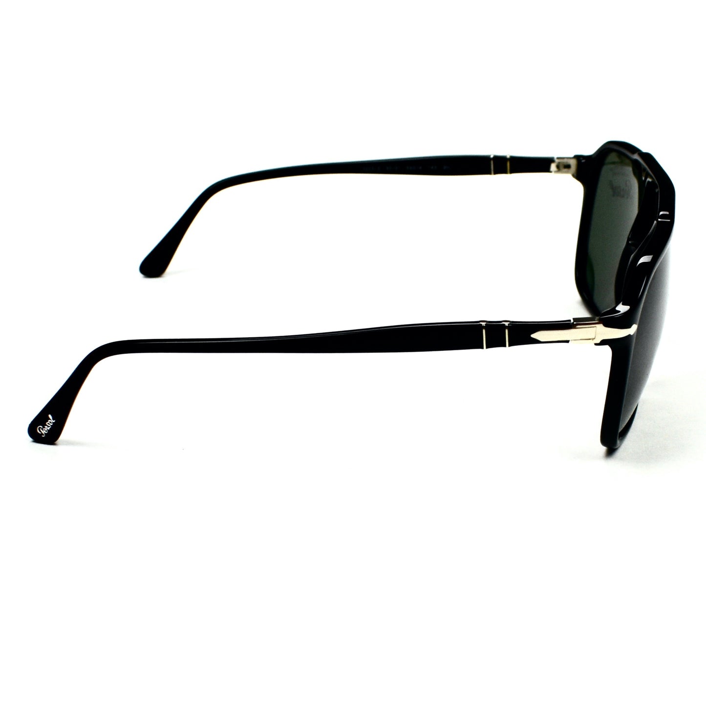 Persol - 3223-S Black / Gray Lens Vintage Pilot Sunglasses