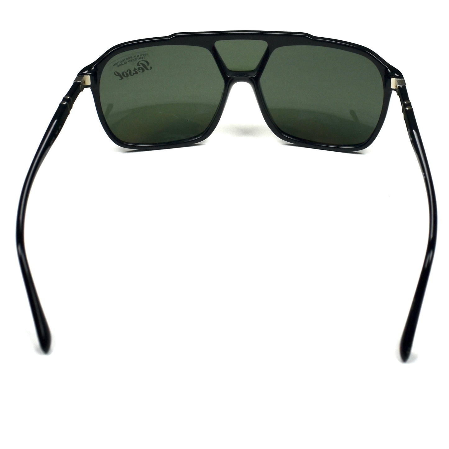 Persol - 3223-S Black / Gray Lens Vintage Pilot Sunglasses