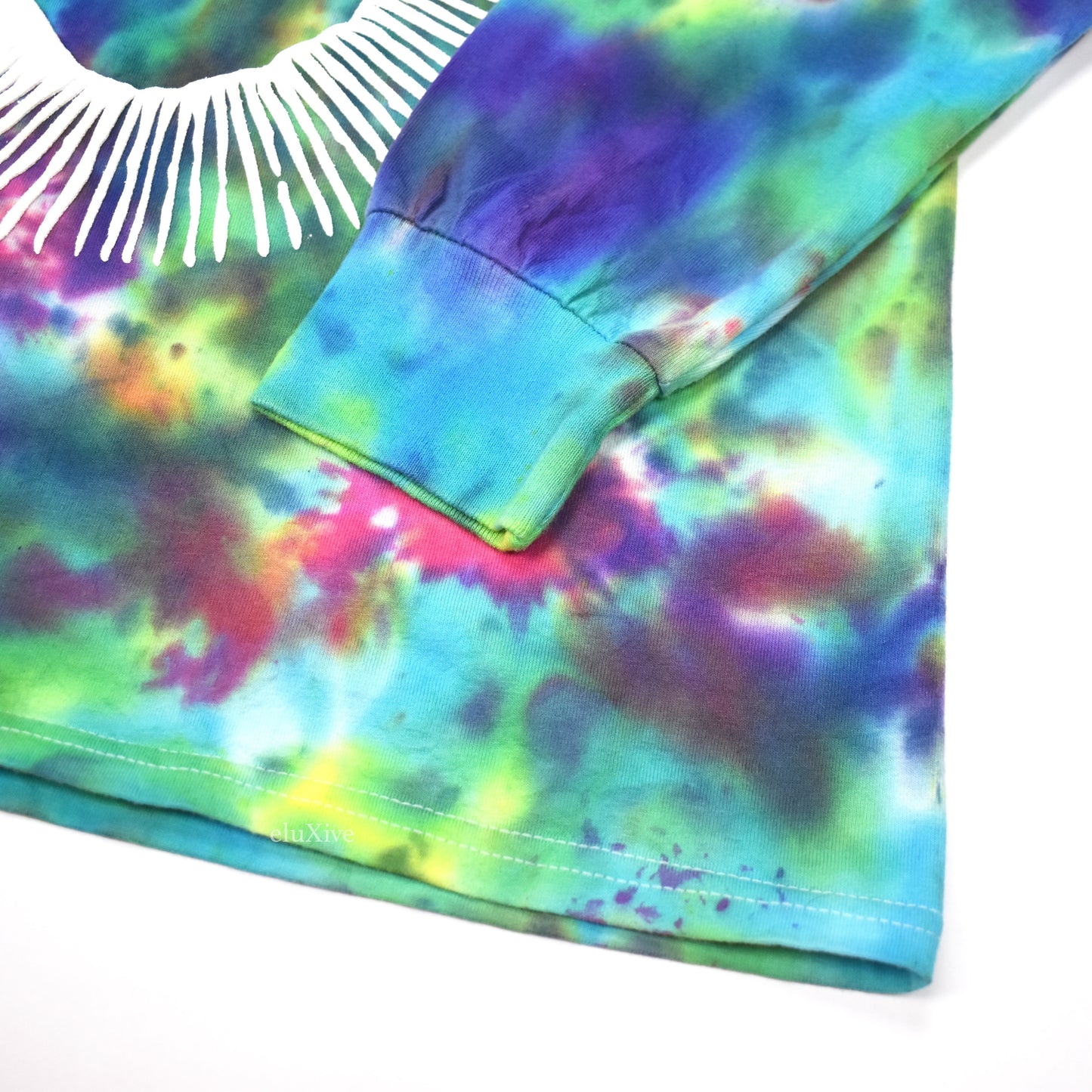 Cactus Plant Flea Market - Tie-Dye Smiley Logo L/S T-Shirt