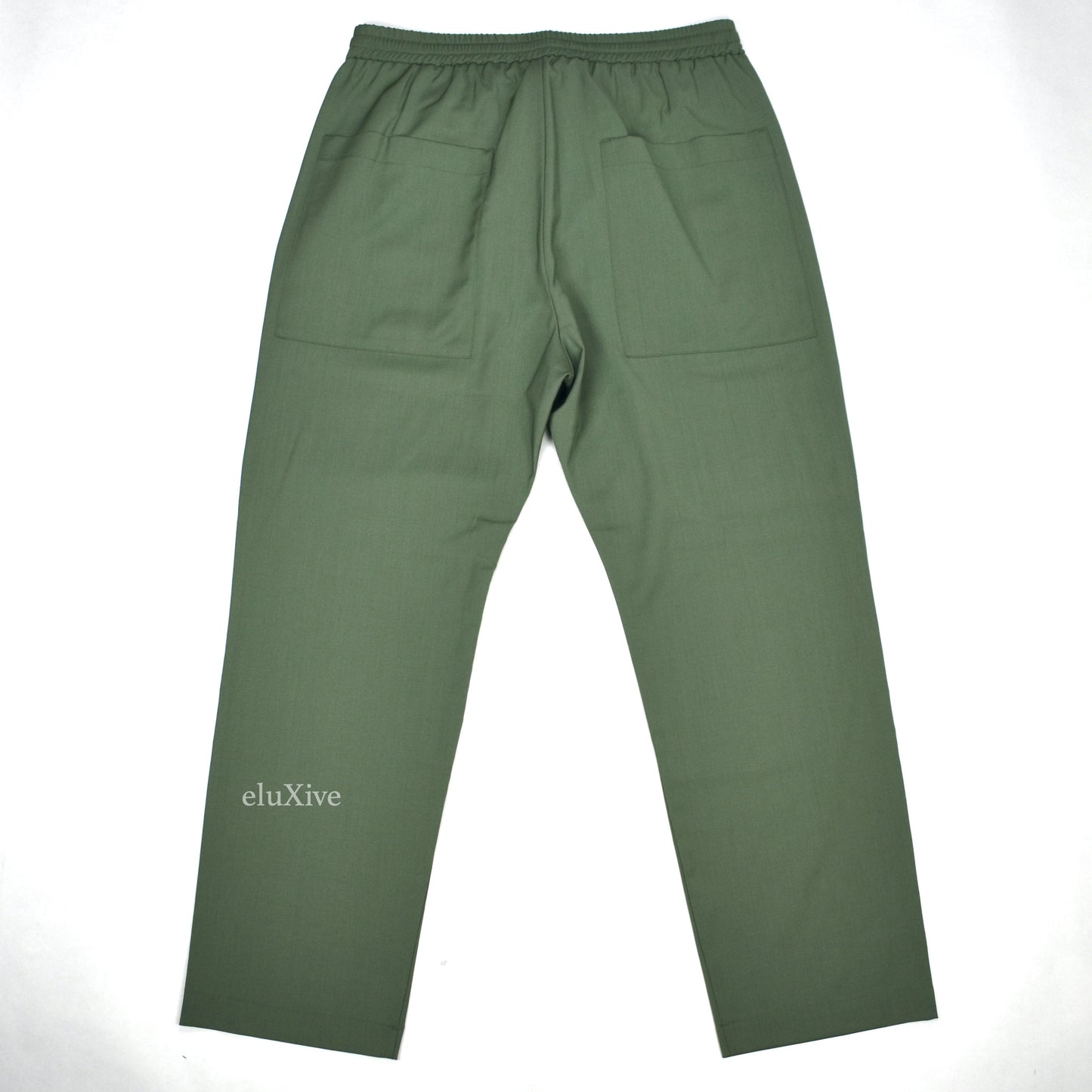 Barena - Sage Green Lightweight Wool Lounge Pants