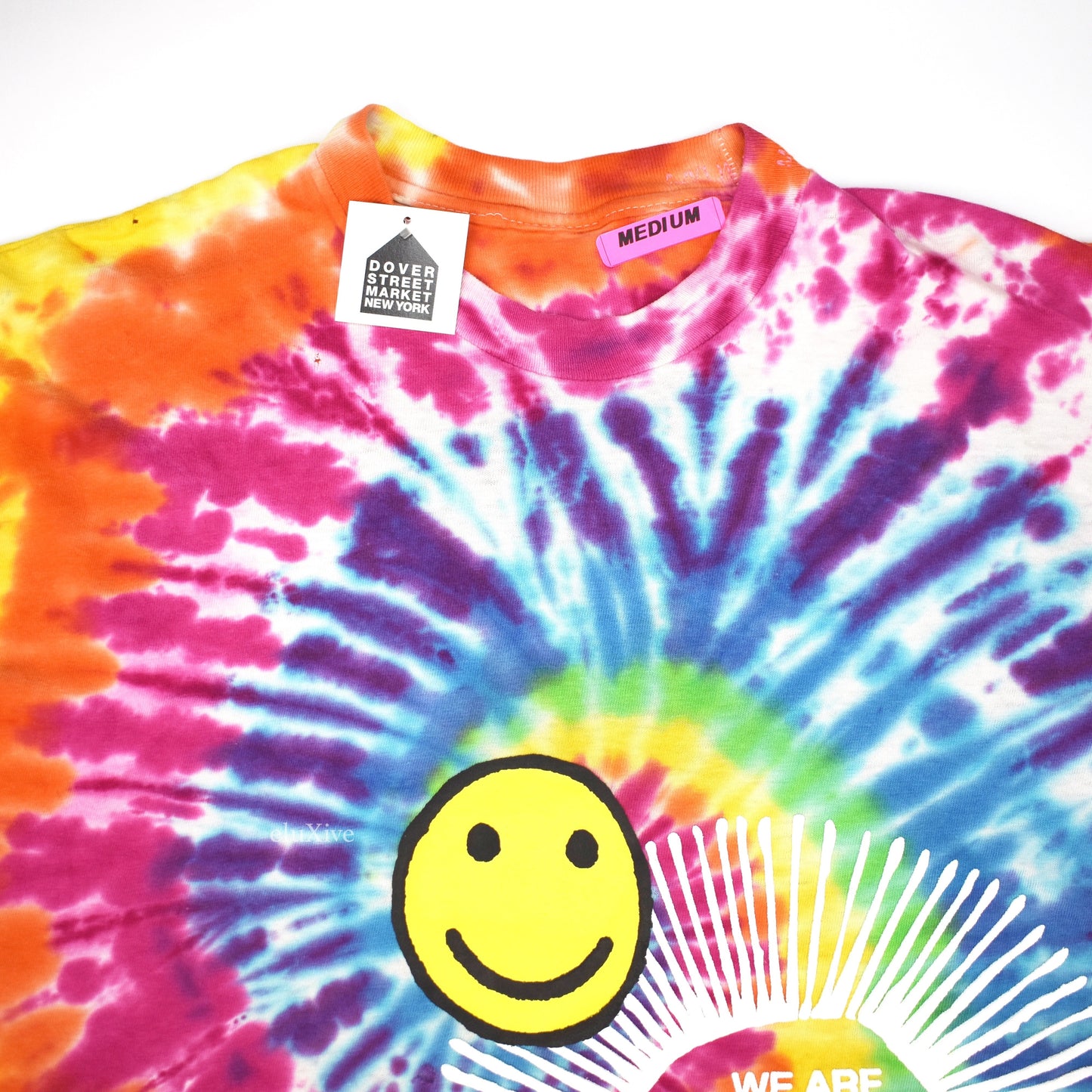 Cactus Plant Flea Market - Tie-Dye Smiley Logo L/S T-Shirt