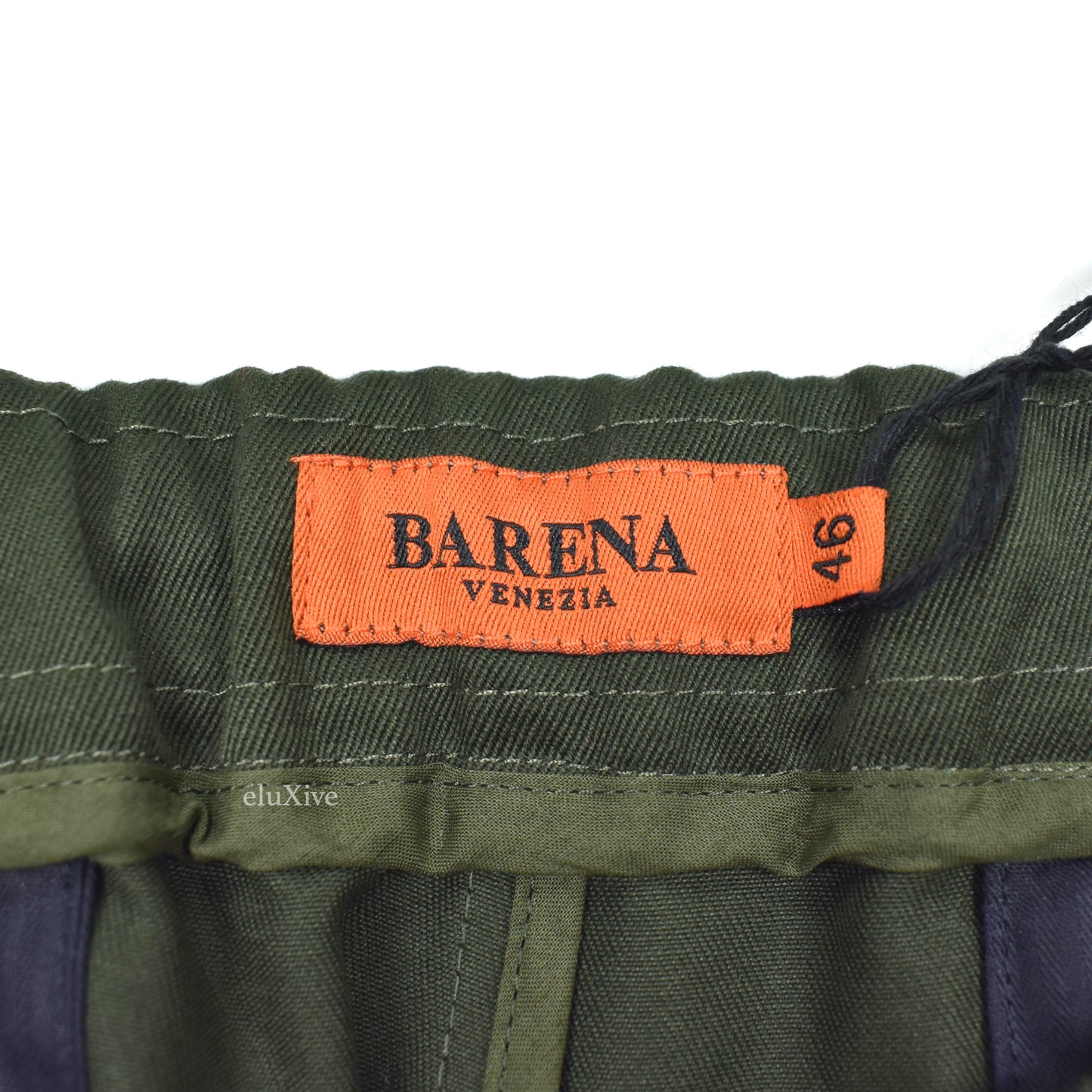 Barena - Dark Olive Heavyweight Twill Lounge Pants