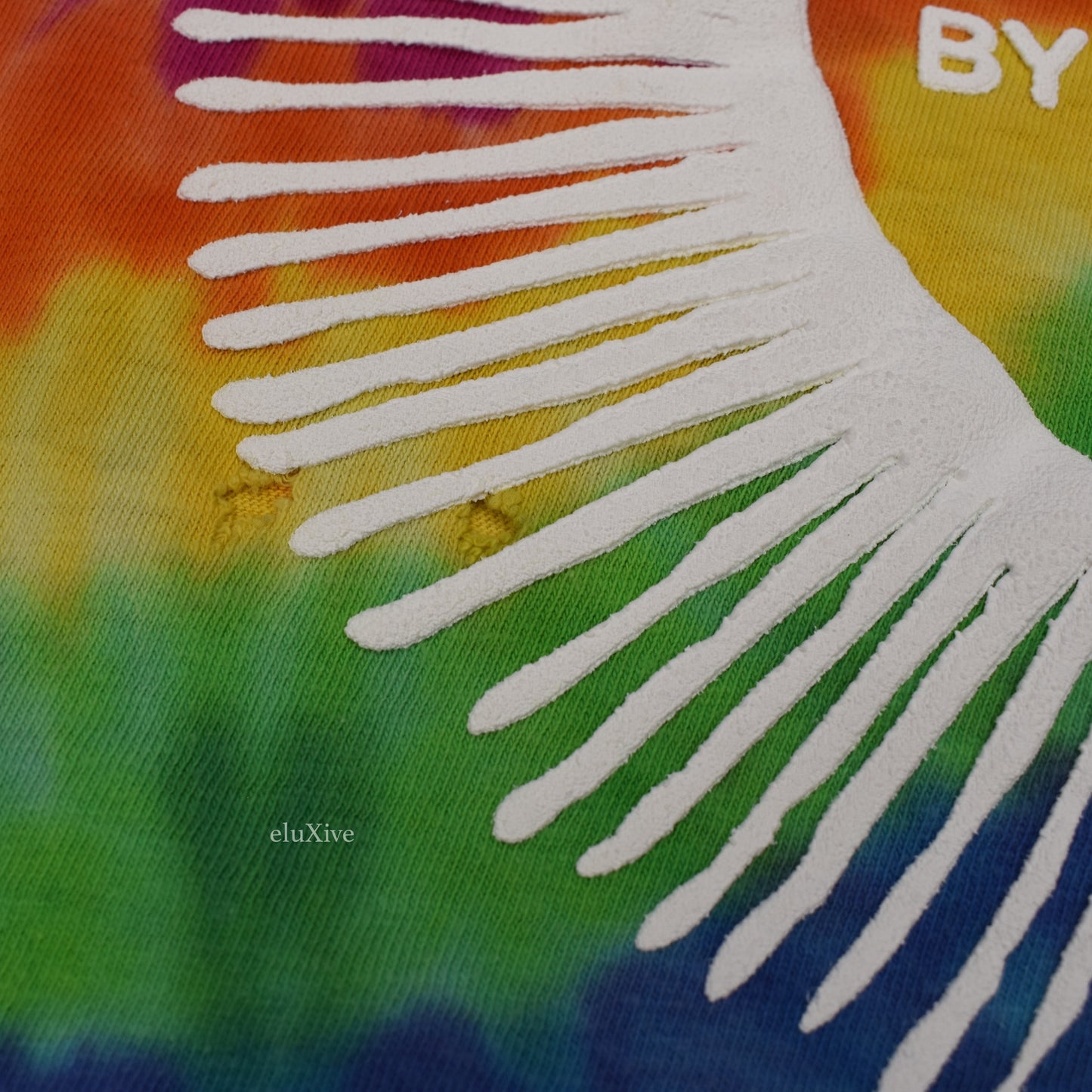 Cactus Plant Flea Market - Tie-Dye Smiley Logo L/S T-Shirt