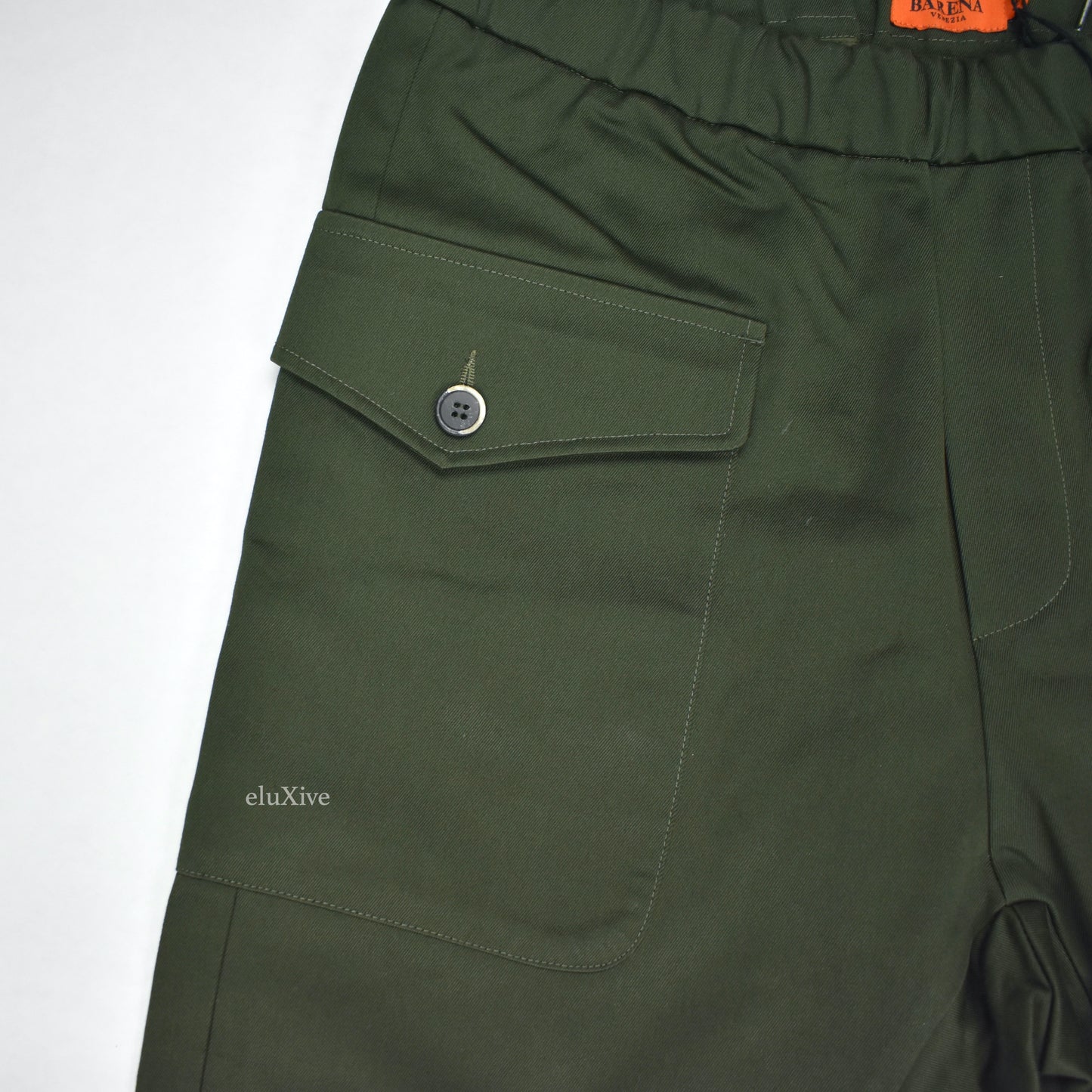 Barena - Dark Olive Heavyweight Twill Lounge Pants