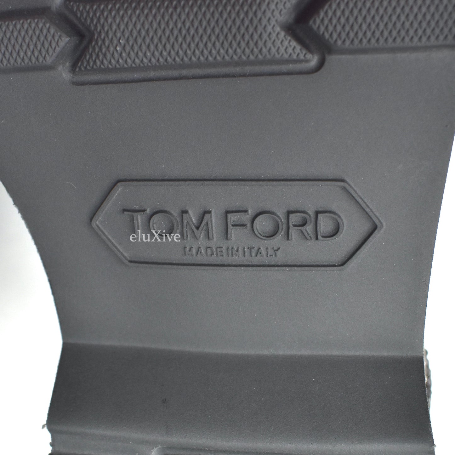 Tom Ford - Cigar Brown Pebbled Calf Leather Brogue Shoes