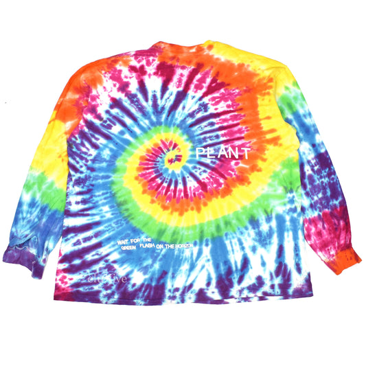 Cactus Plant Flea Market - Tie-Dye Smiley Logo L/S T-Shirt