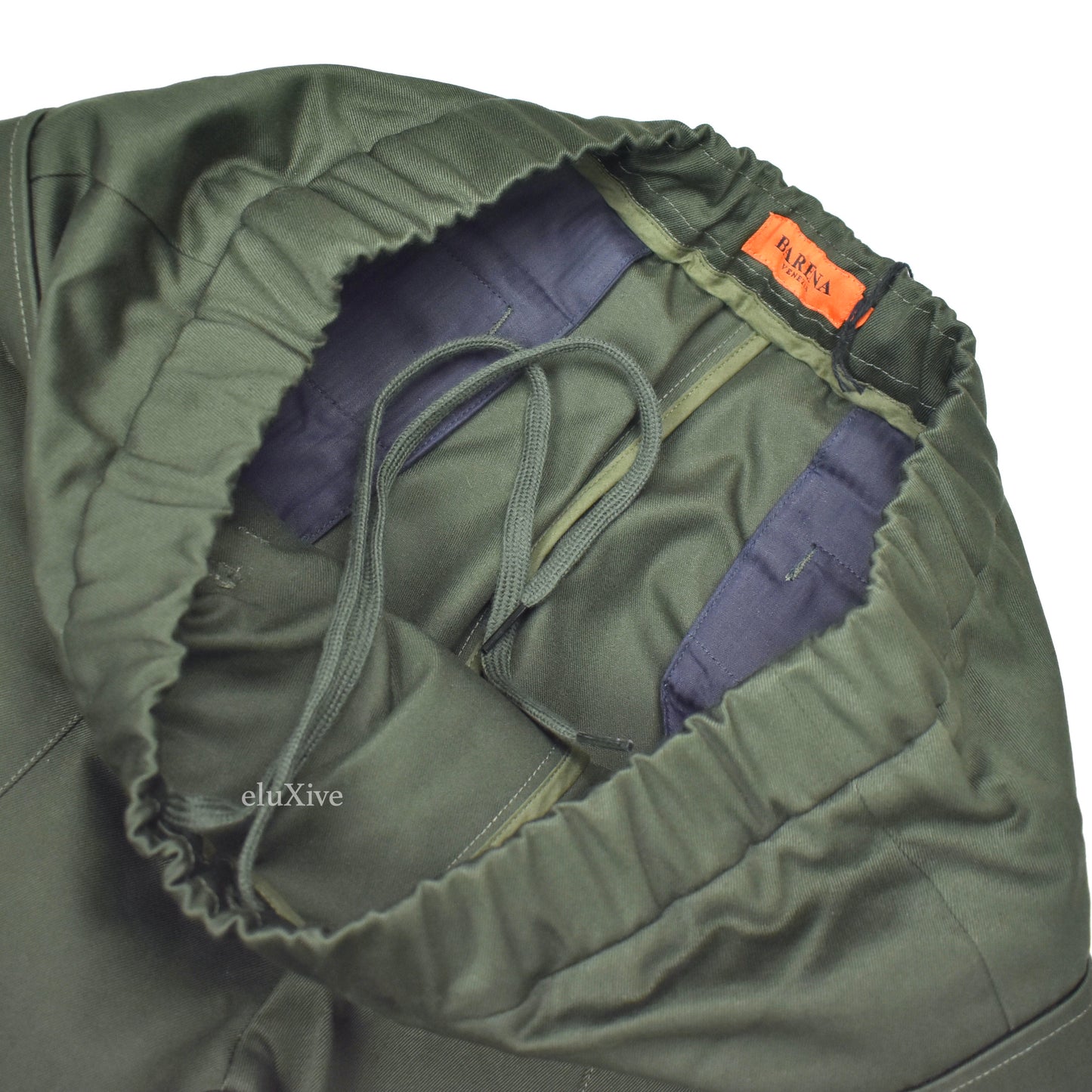 Barena - Dark Olive Heavyweight Twill Lounge Pants