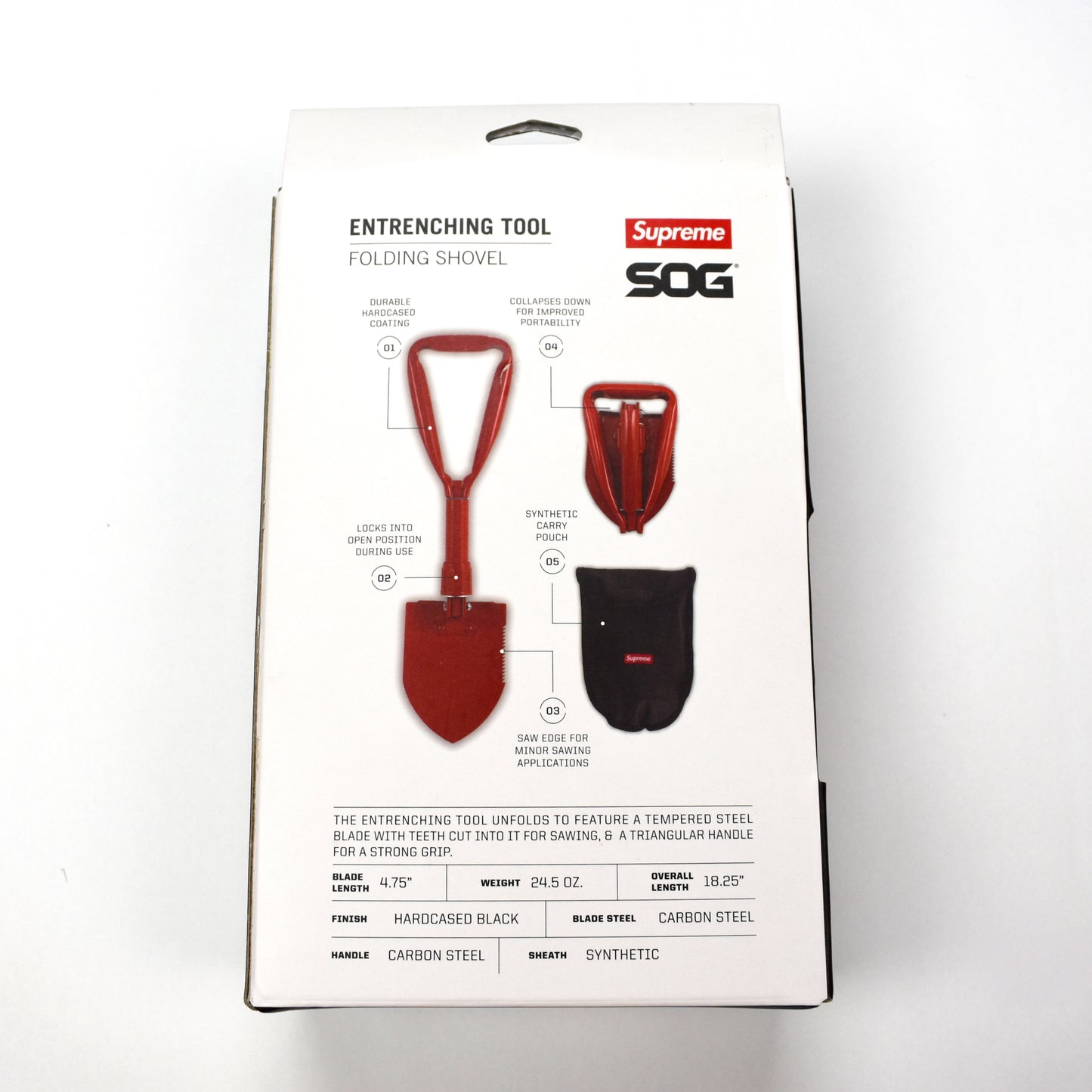 Supreme x SOG - Box Logo Collapsible Shovel