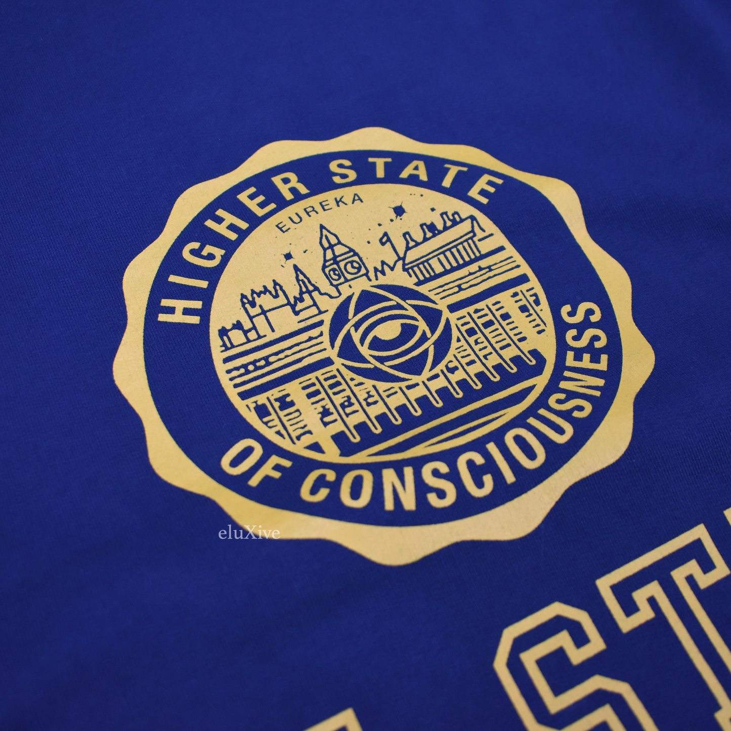 Palace - Navy Pal State College Logo Sweatshirt