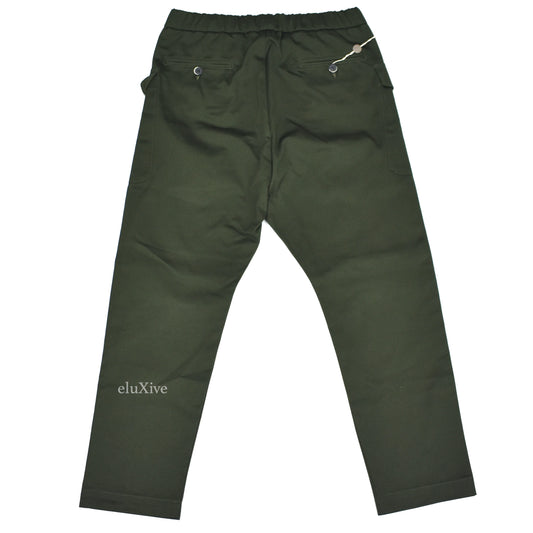 Barena - Dark Olive Heavyweight Twill Lounge Pants