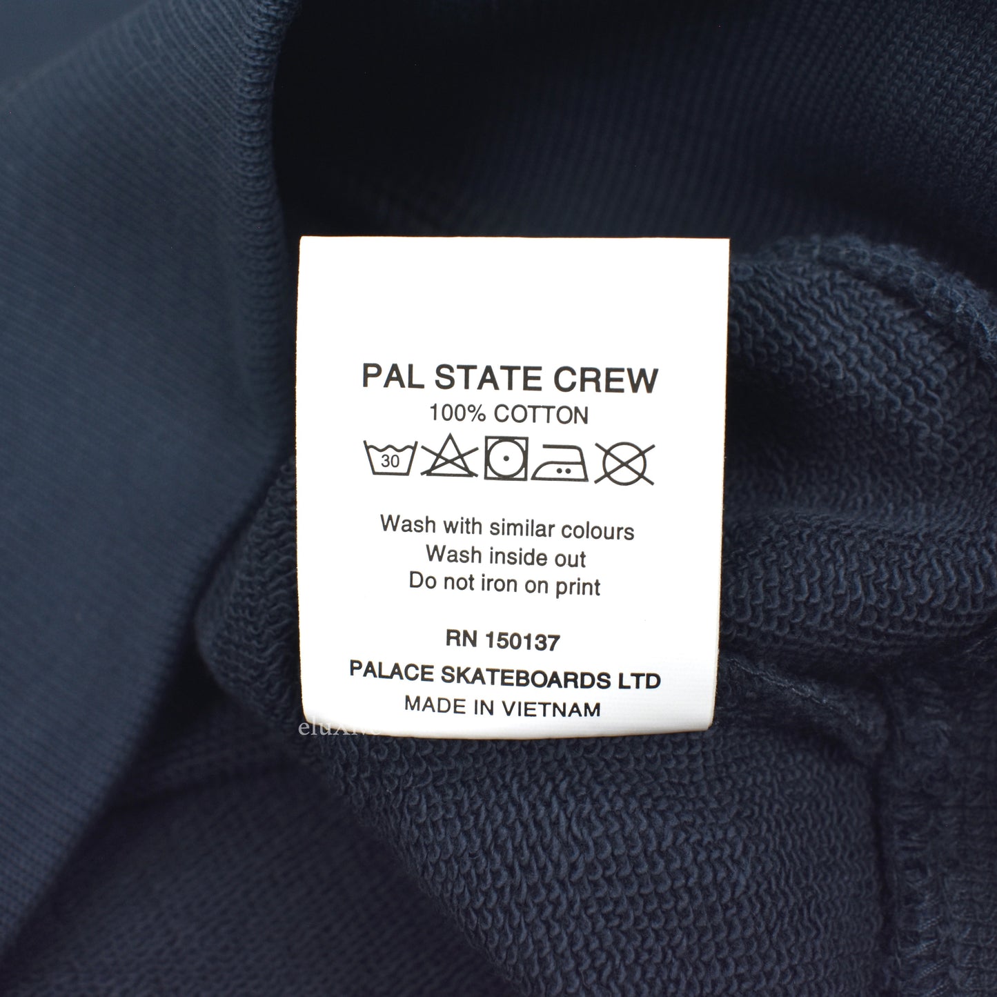 Palace - Navy Pal State College Logo Sweatshirt