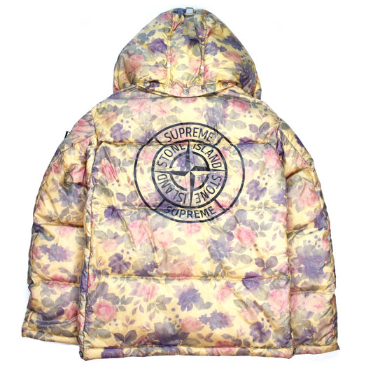 Supreme x Stone Island - Copper Floral Puffy Jacket