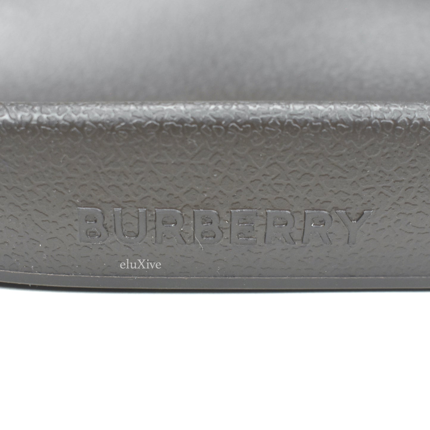 Burberry - Logo Embossed Puffer Slides (Brown)