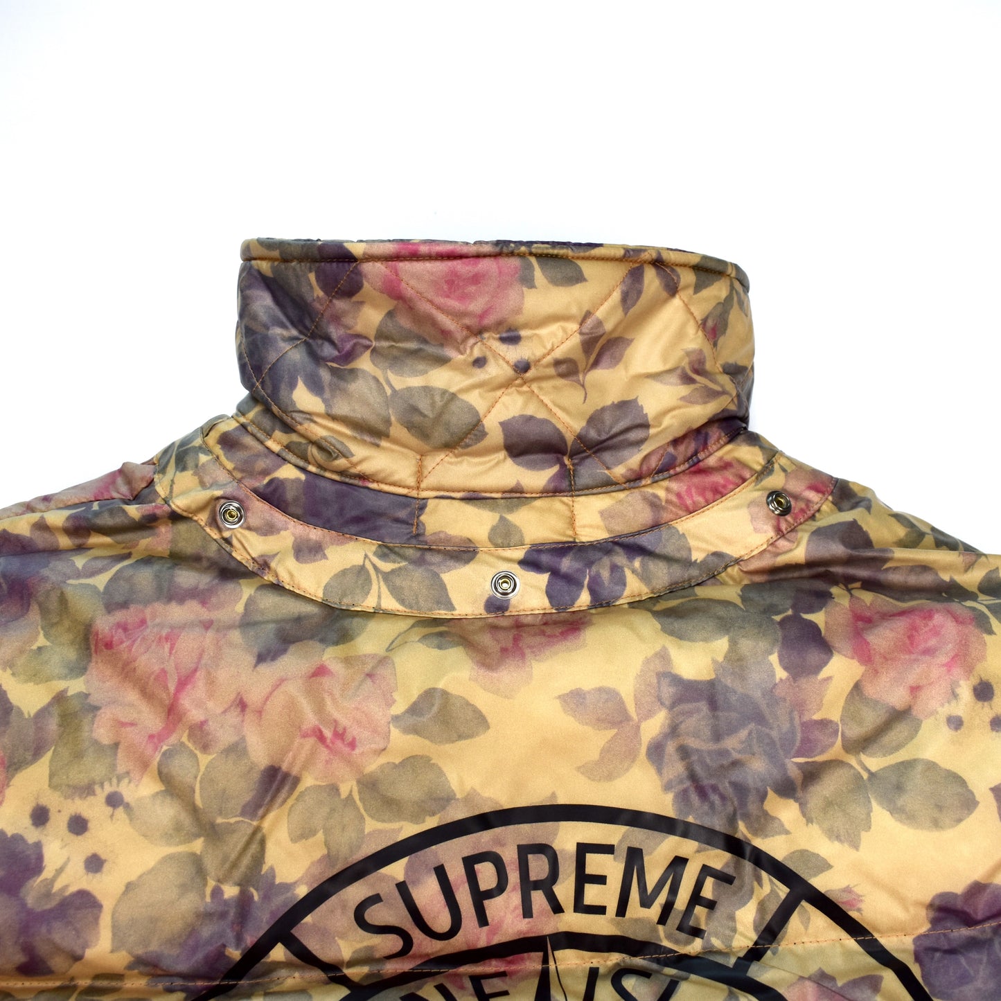 Supreme x Stone Island - Copper Floral Puffy Jacket