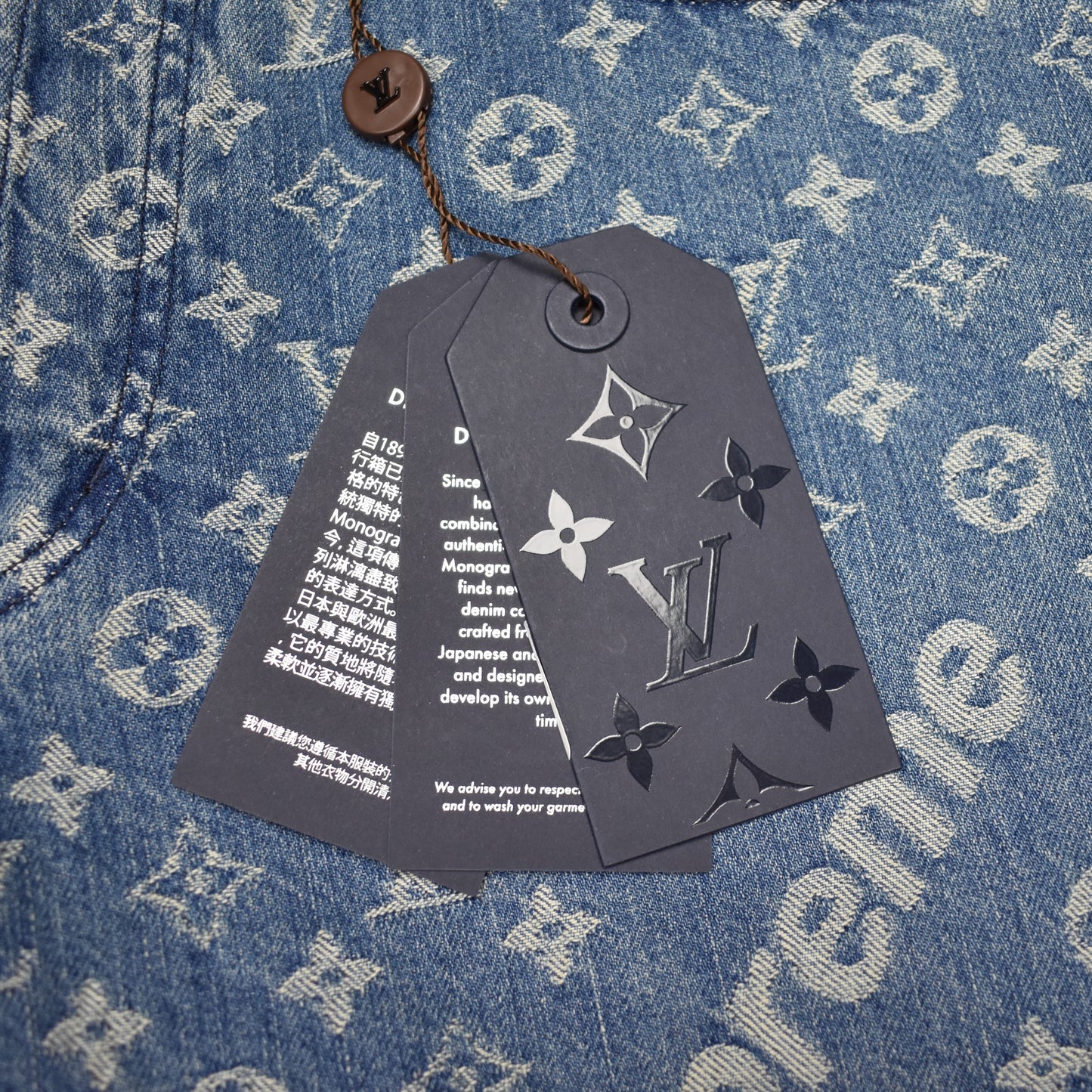 Louis Vuitton x Supreme - Monogram Denim Blue Jeans