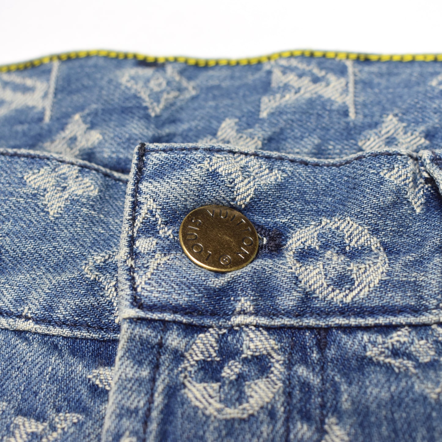 Louis Vuitton x Supreme - Monogram Denim Blue Jeans