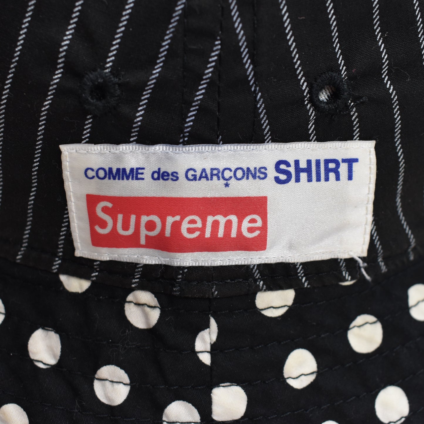 Supreme x Comme des Garcons - Reversible Bucket Hat