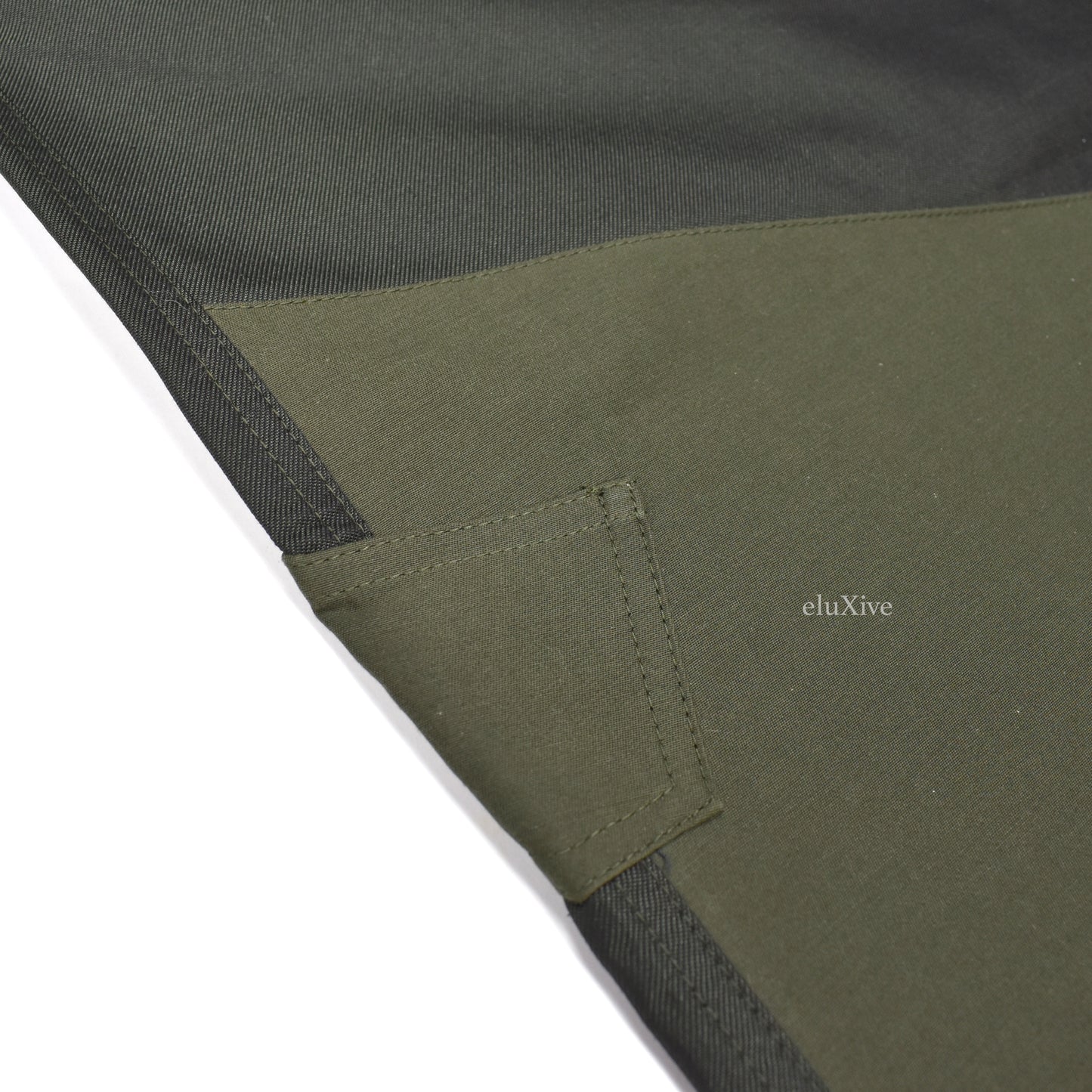 Jil Sander - Olive Patchwork Military Fabric Pants