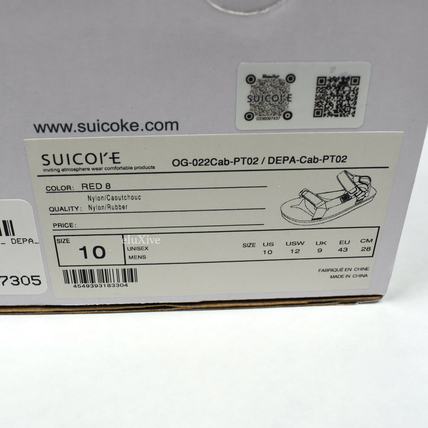 Suicoke - Depa Cab Strap Sandals (Red Bandana Paisley)